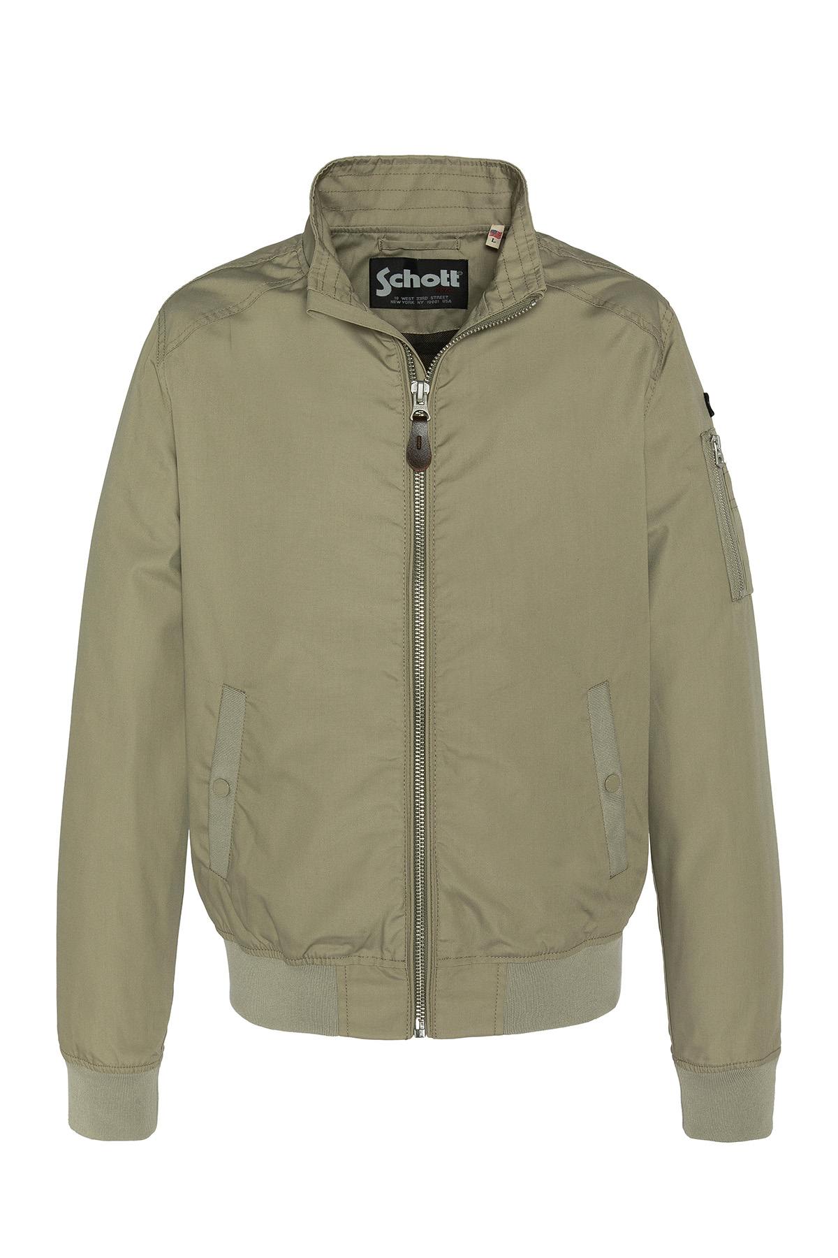 Chaqueta Hombre Schott KENNY SAGE KAKI — vista 4