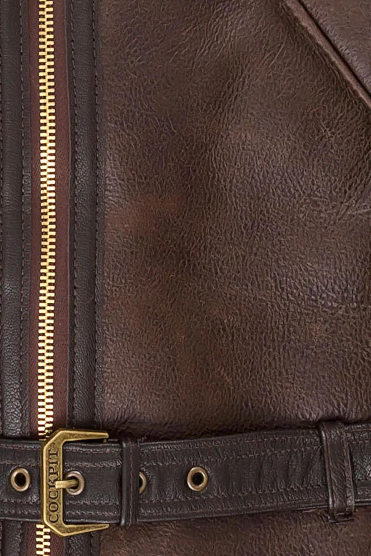 Giacche Uomo Cockpit Usa Z2109 BROWN — vista 10