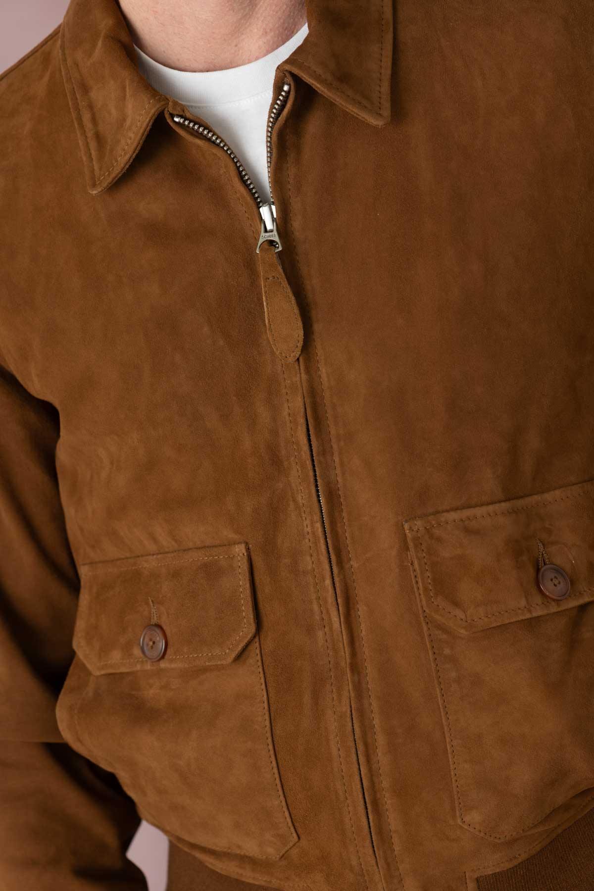 Herren Jacke Schott LCAVIATORS RUST — Ansicht 3