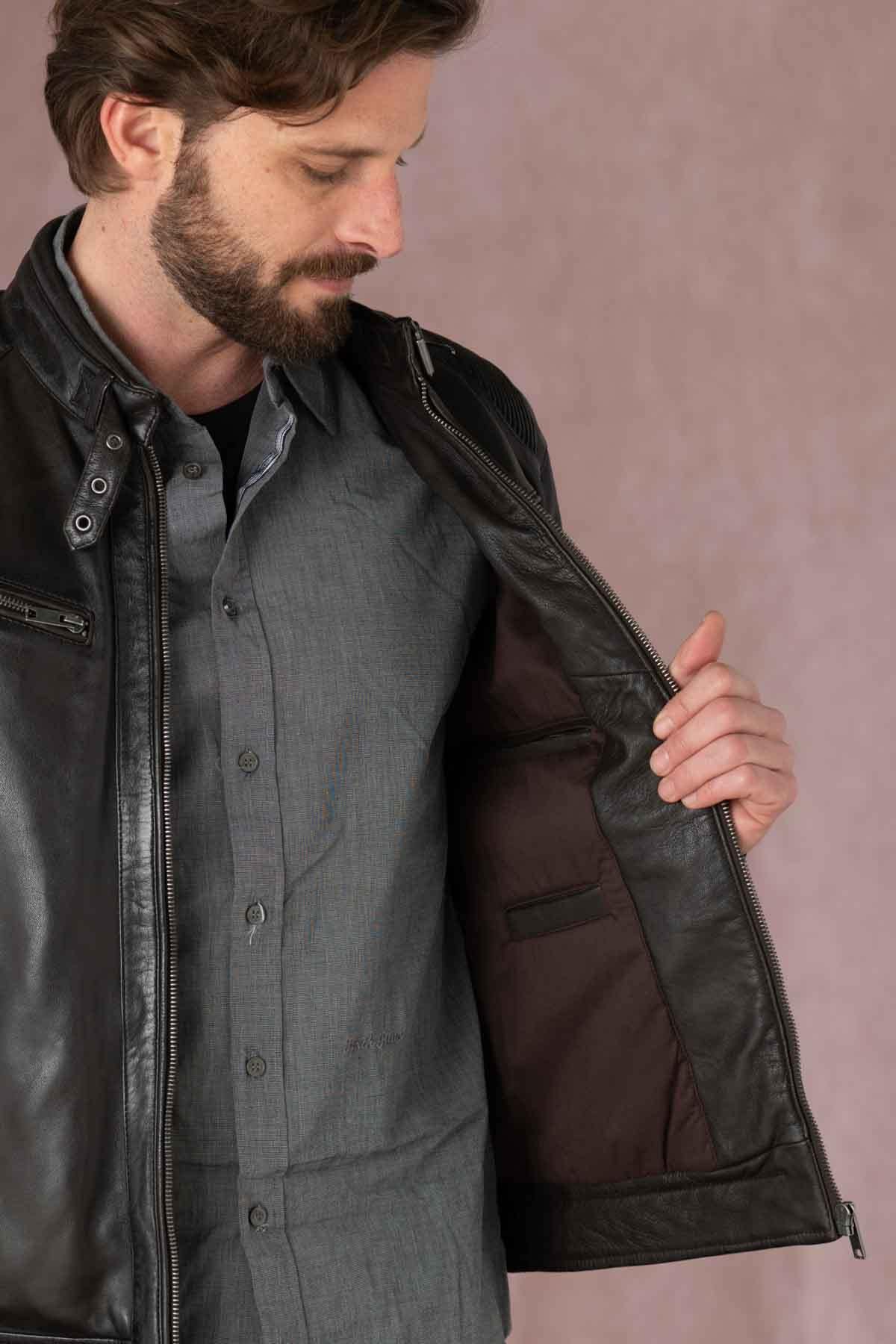 Chaqueta Hombre Serge Pariente MACIEJ BROWN — vista 5