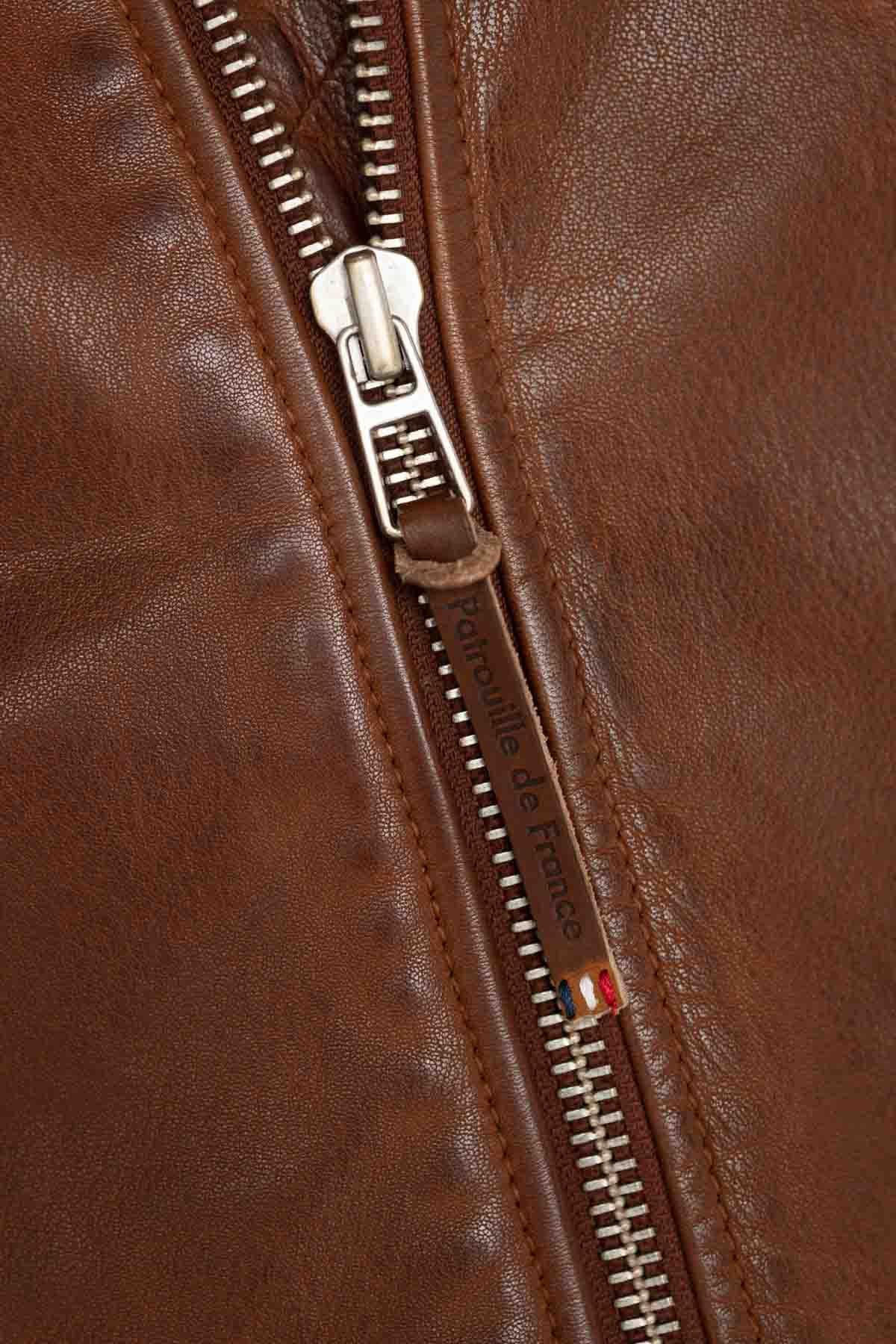 Giacche Uomo Patrouille De France JAEGGER ALPHA COGNAC — vista 3