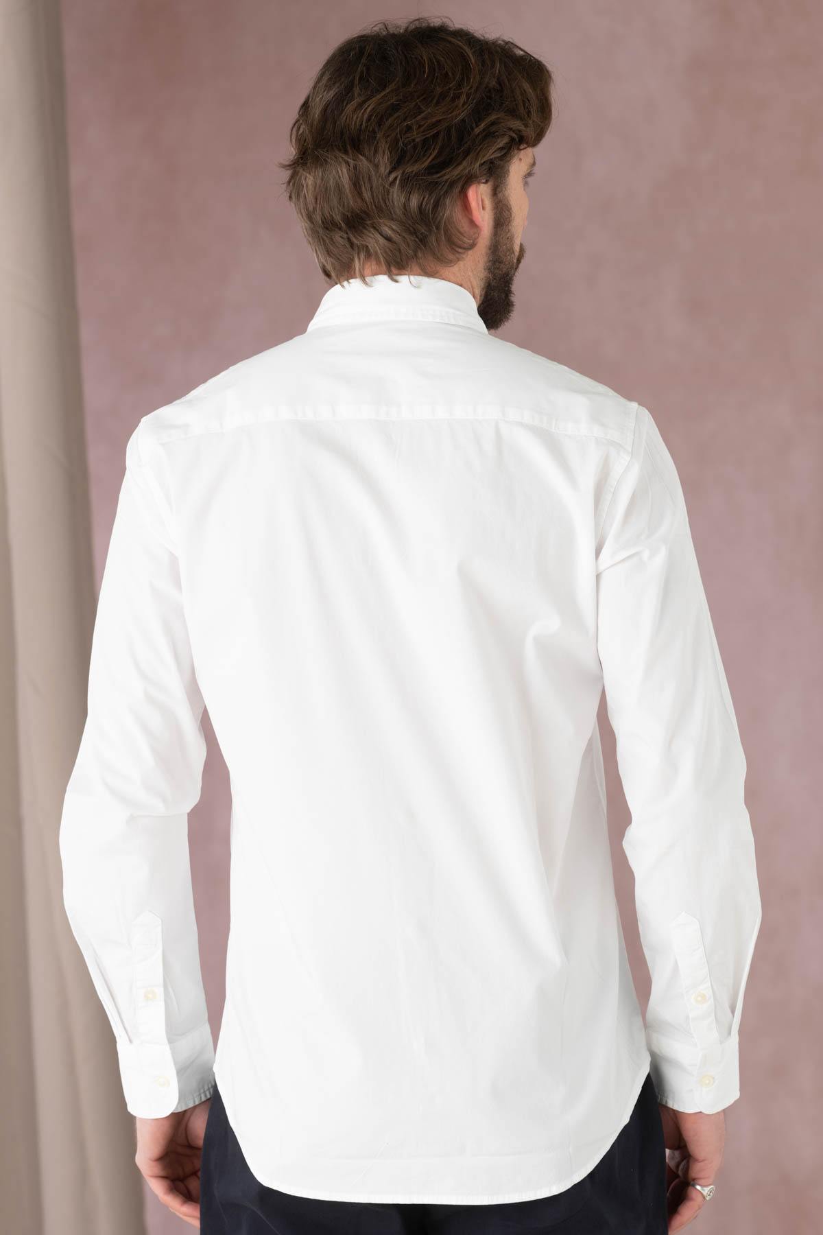 Camicia Uomo Aeronautica Militare CA1248CT3288 73092 MILK WHITE  — vista 4