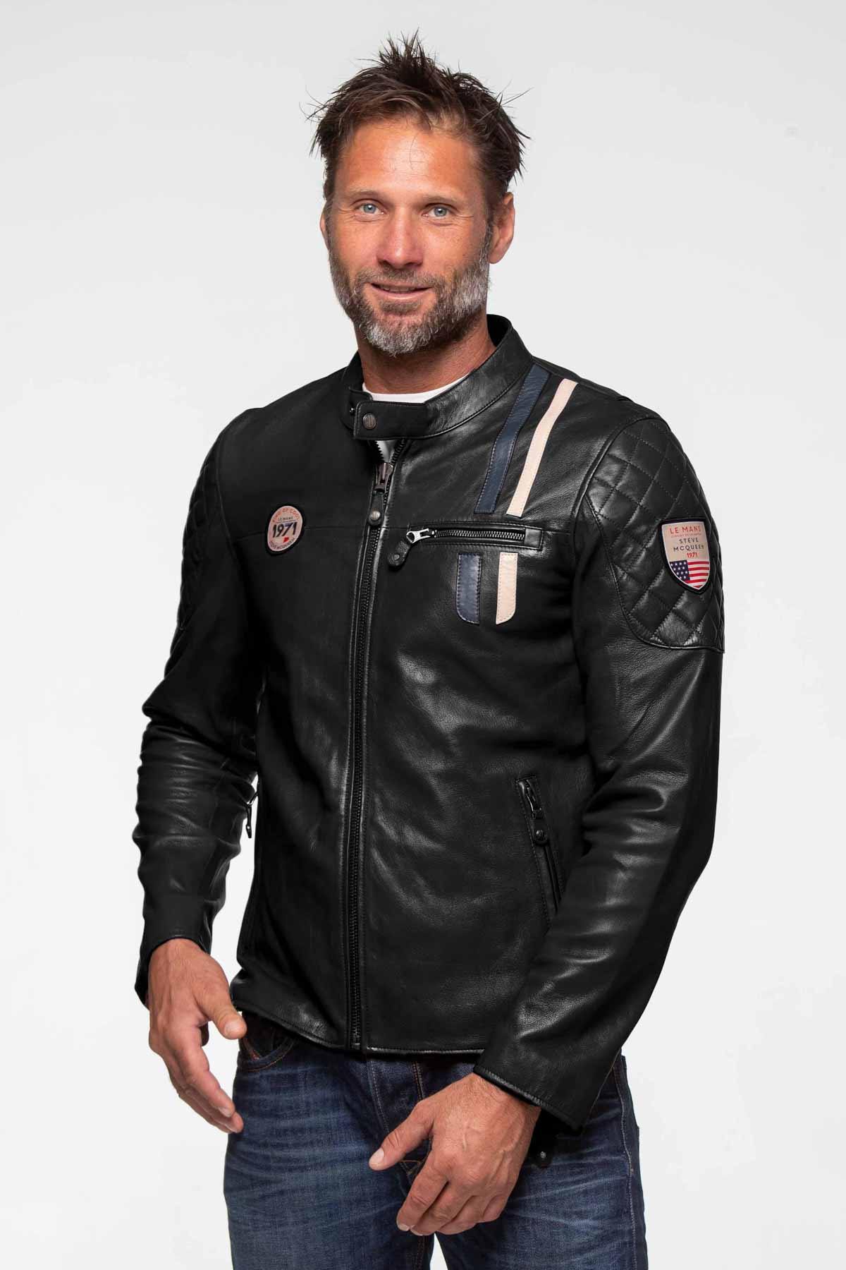 Herren Jacke Steve Mcqueen LENNY4 BLACK — Ansicht 4