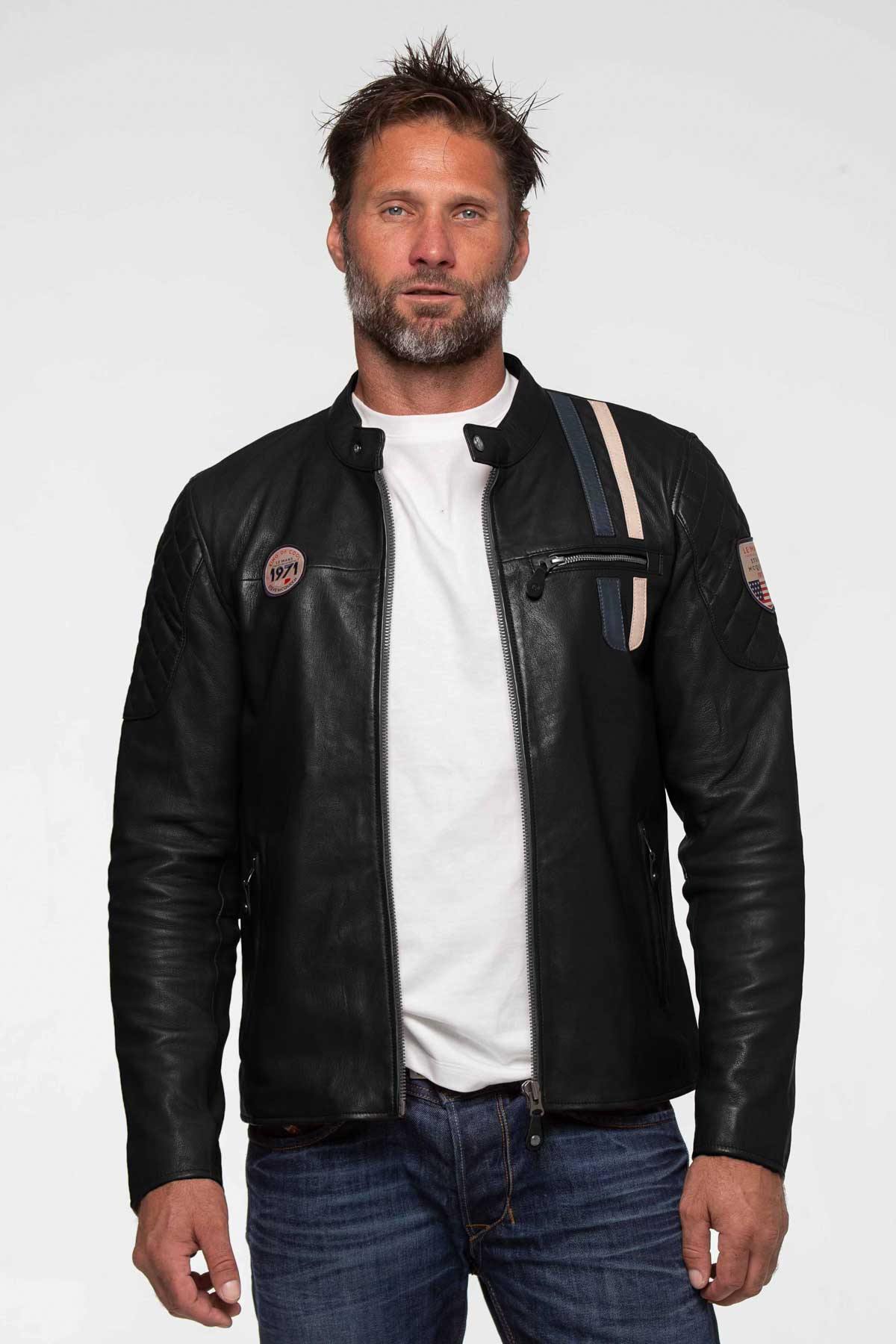 Herren Jacke Steve Mcqueen LENNY4 BLACK — Ansicht 3