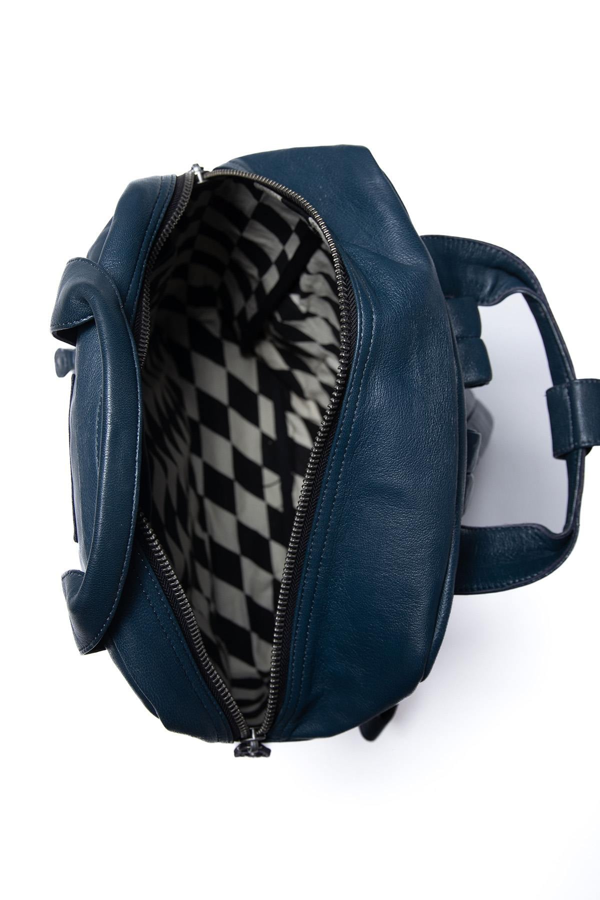 Sacs Homme Steve Mcqueen MATT4 BACKPACK ROYAL BLUE — vue 3