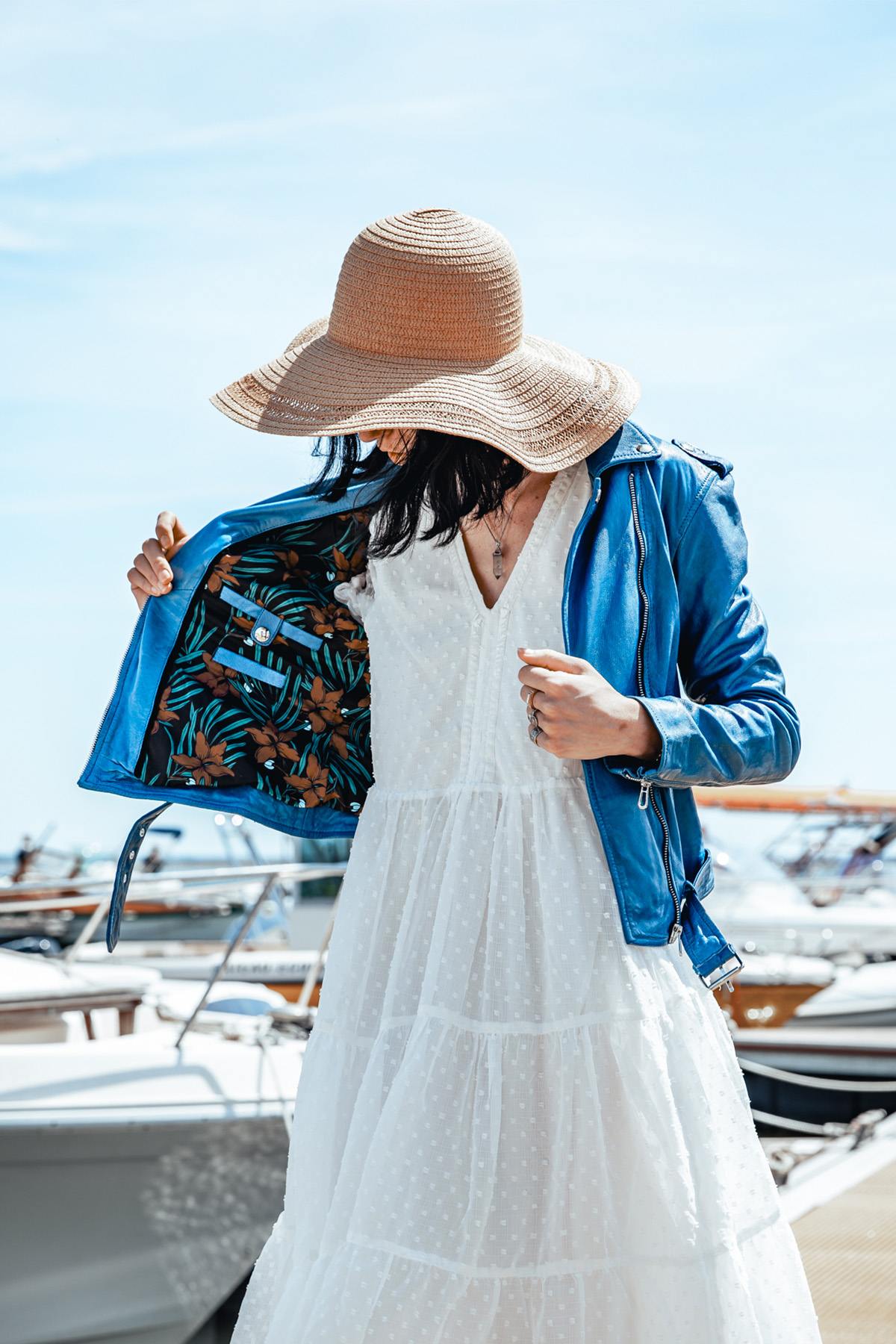 Chaqueta Mujeres Rose Garden PAULA LAMB VITA BLUE WATER — vista 11