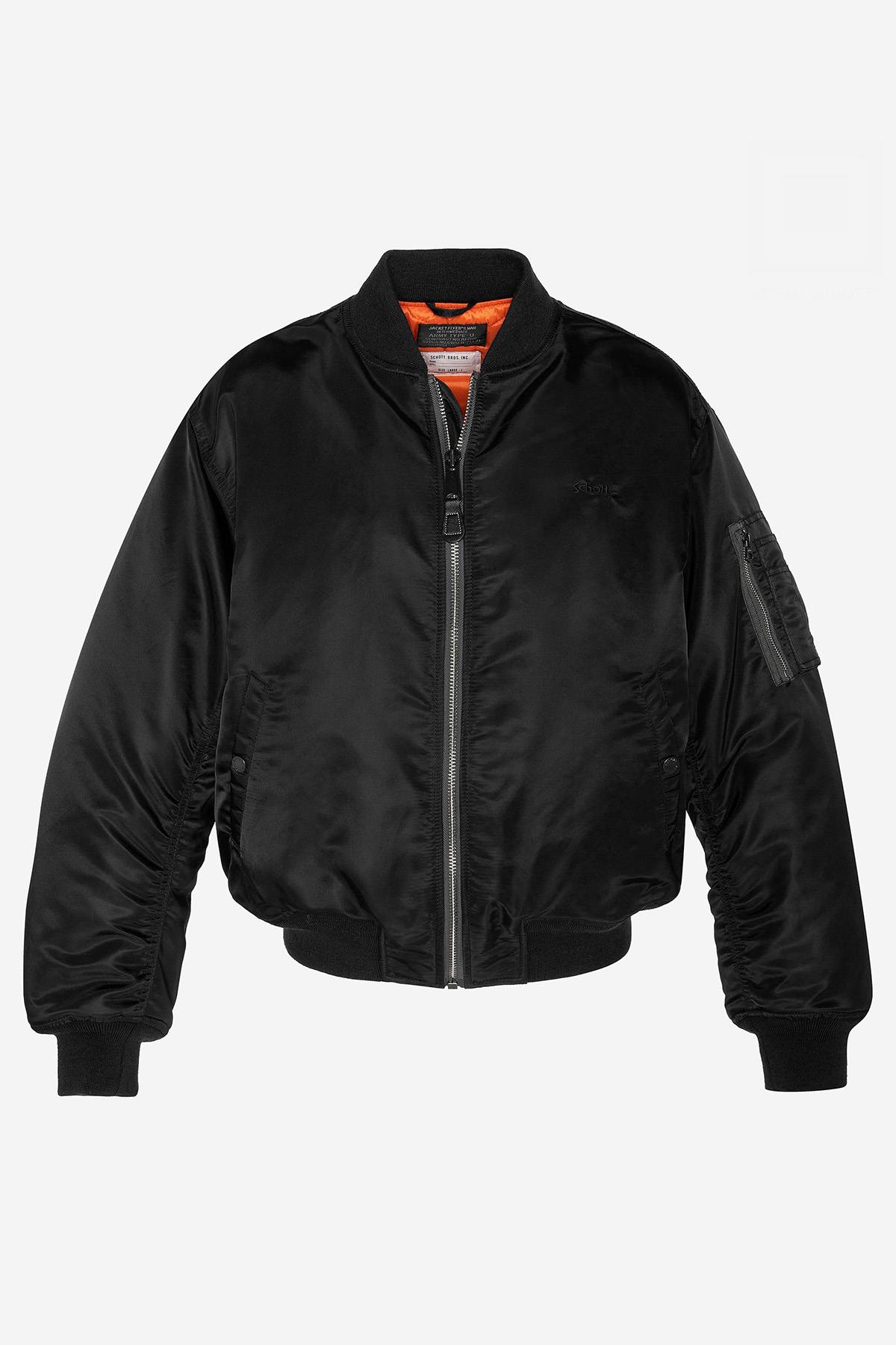 Blouson Homme Schott AIRFORCE90RS BLACK — vue 5