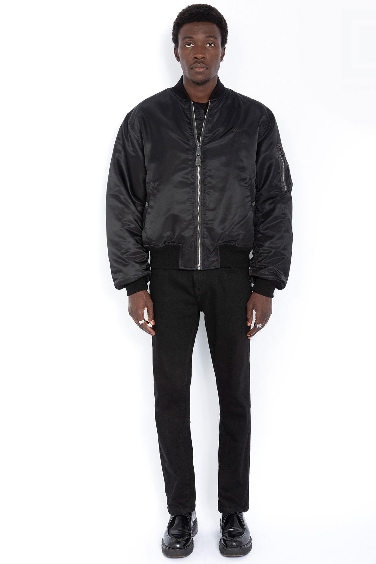 Blouson Homme Schott AIRFORCE90RS BLACK — vue 8