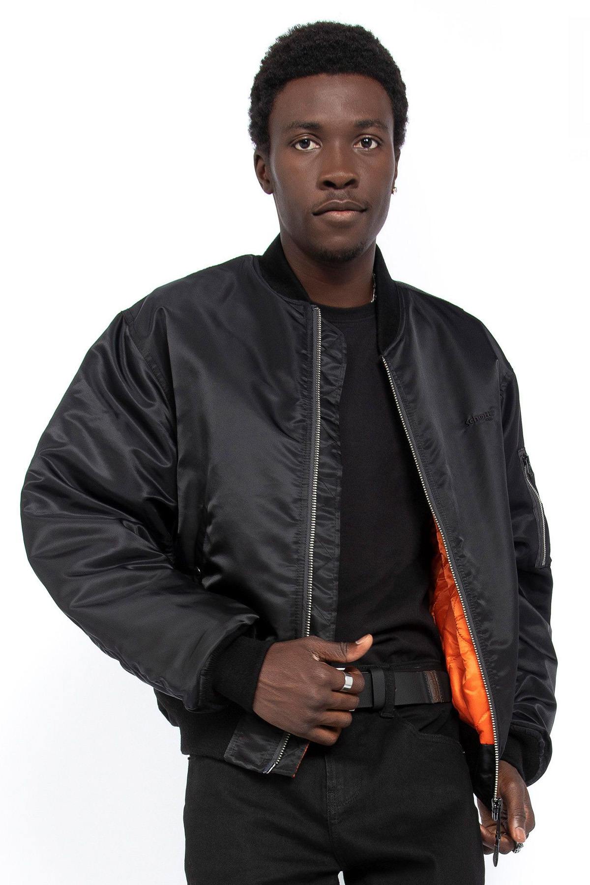 Blouson Homme Schott AIRFORCE90RS BLACK — vue 1