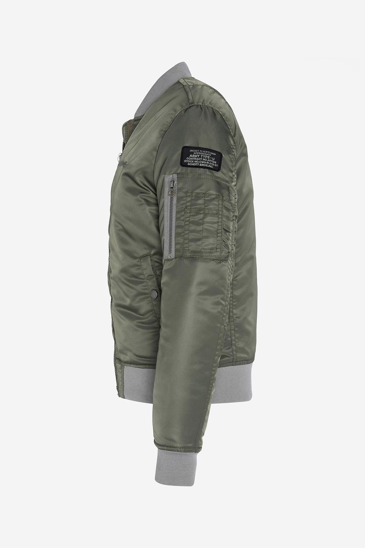 Chaqueta Mujeres Schott AIRFORCEWRS SAGE KAKI — vista 6