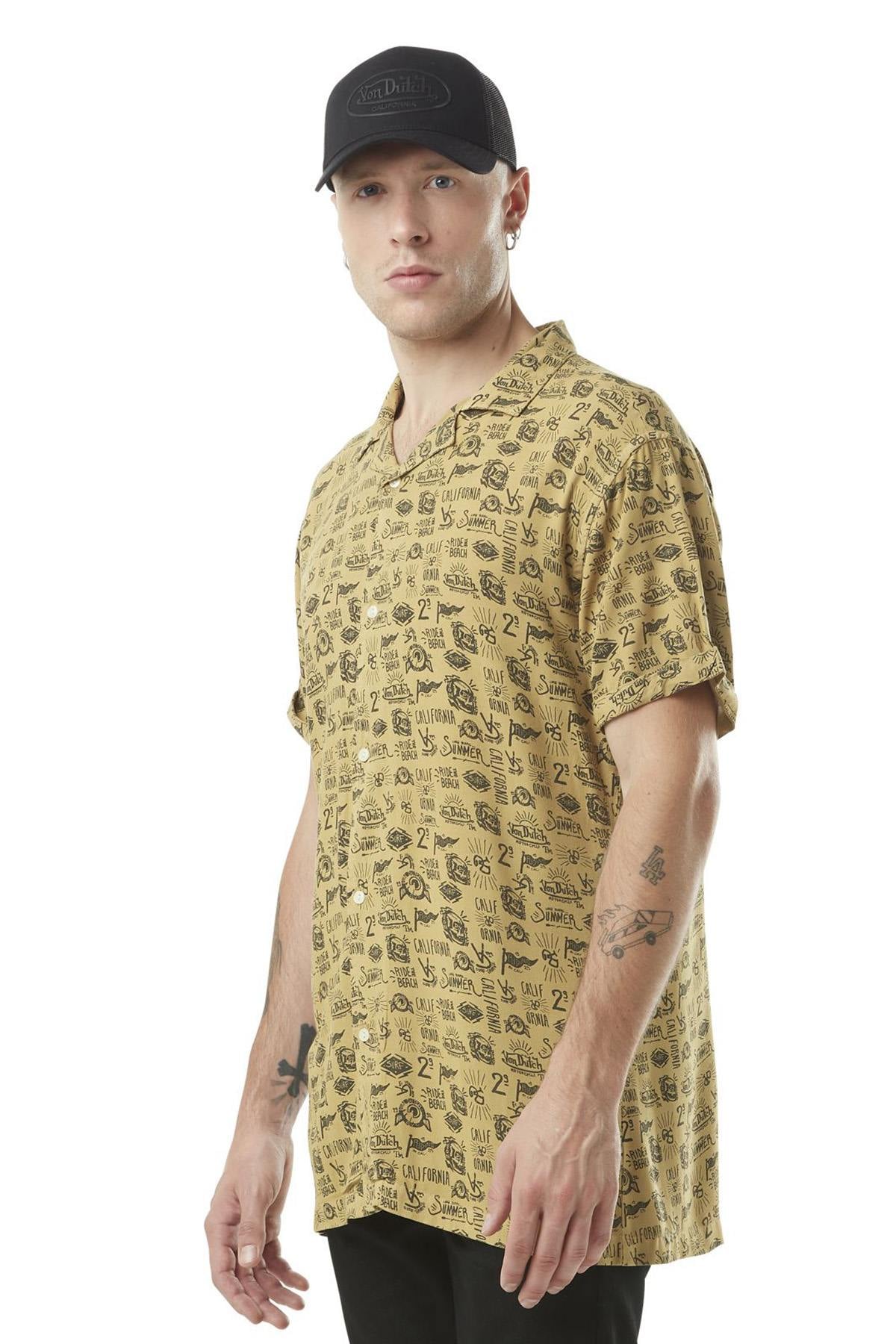 Herren Hemd Von Dutch CHEMISE AOP CA — Ansicht 3