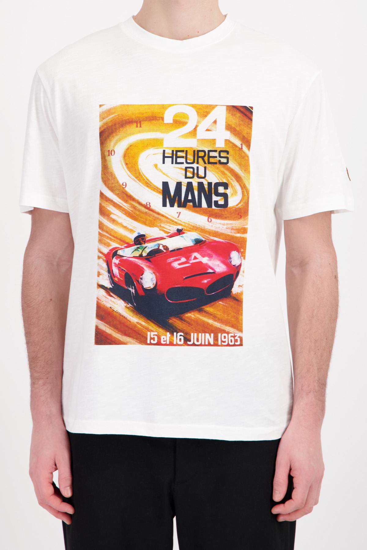 Herren T-shirt 24h Le Mans TSM63-002 ECRU — Ansicht 1