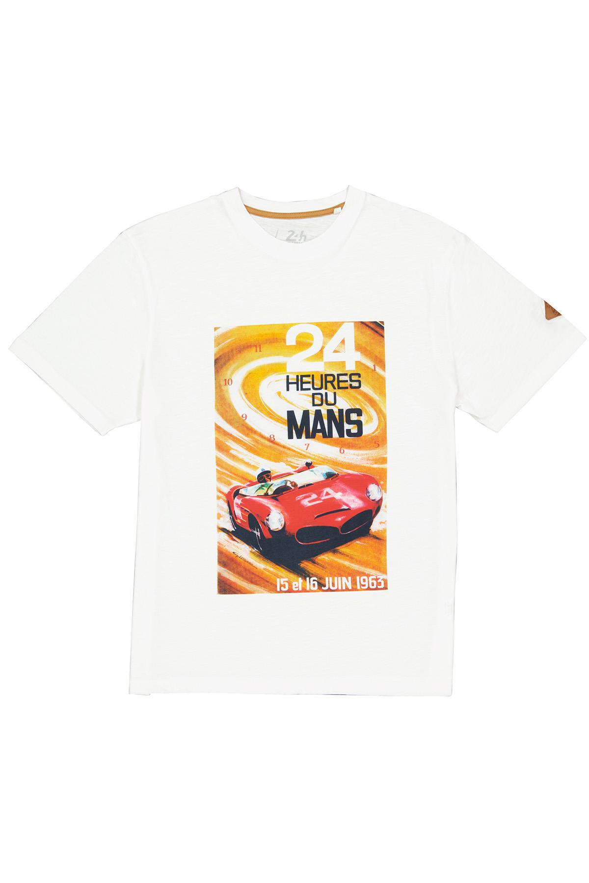 Herren T-shirt 24h Le Mans TSM63-002 ECRU — Ansicht 4