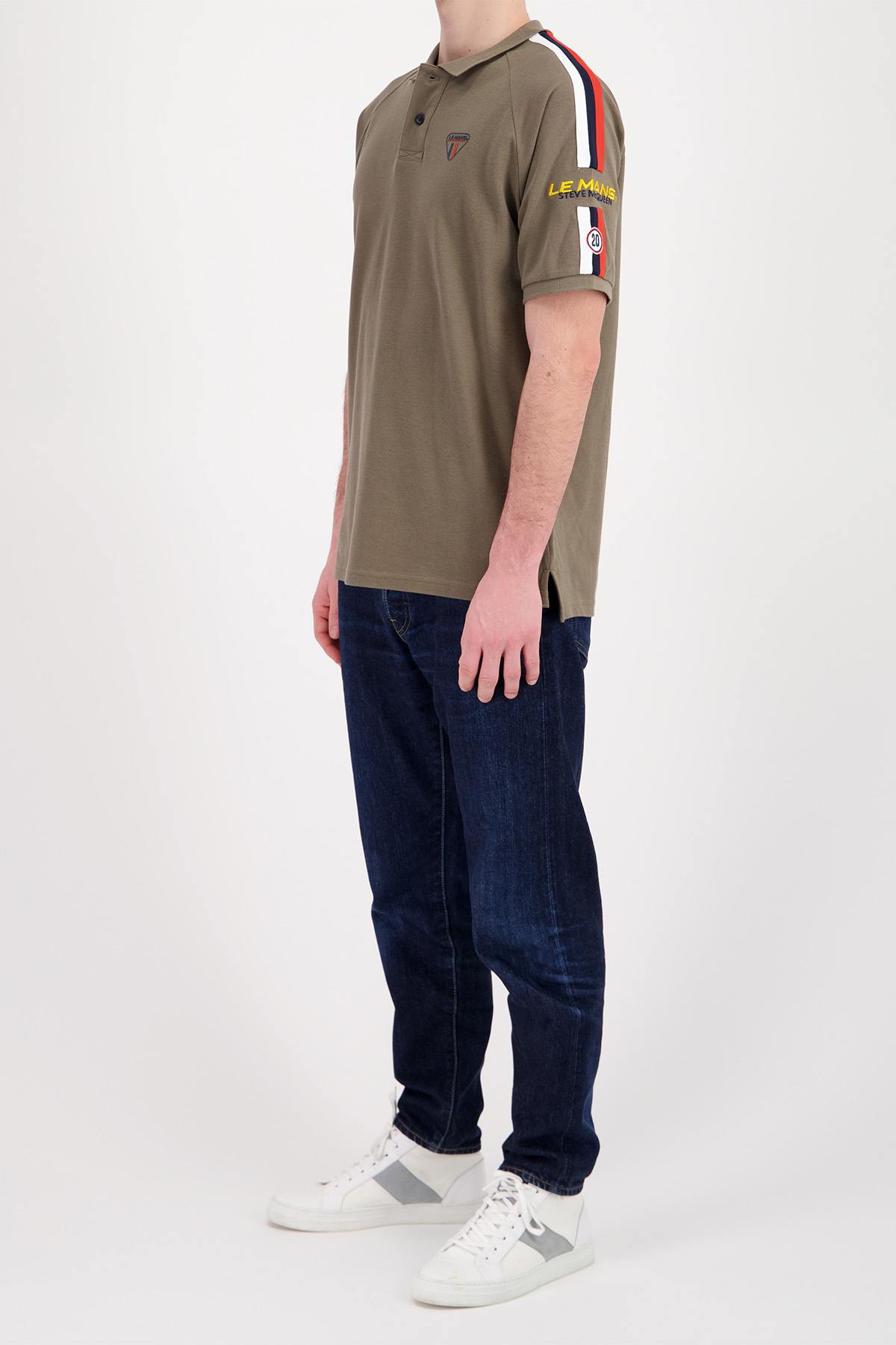 Herren Polo Steve Mcqueen POM01-324 KAKI — Ansicht 3
