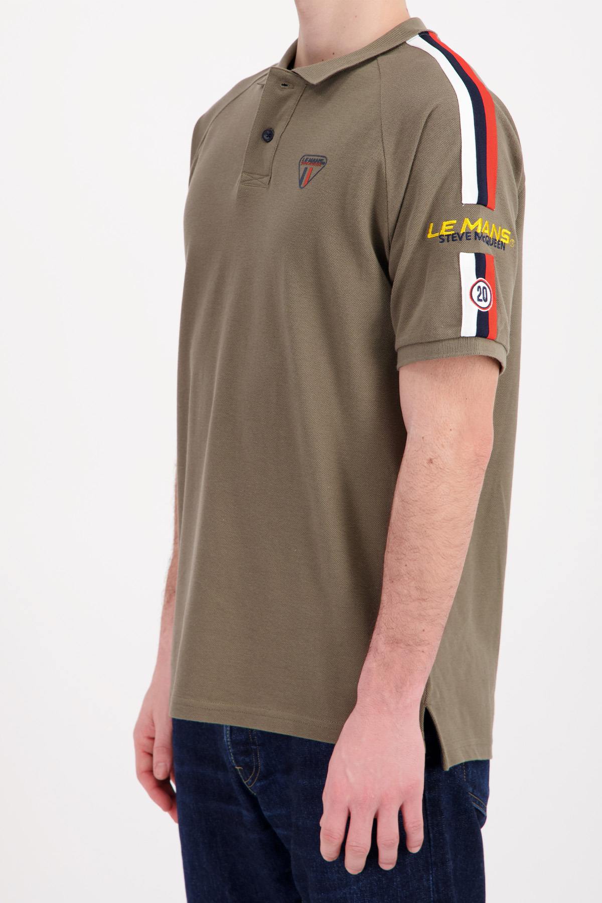 Herren Polo Steve Mcqueen POM01-324 KAKI — Ansicht 2