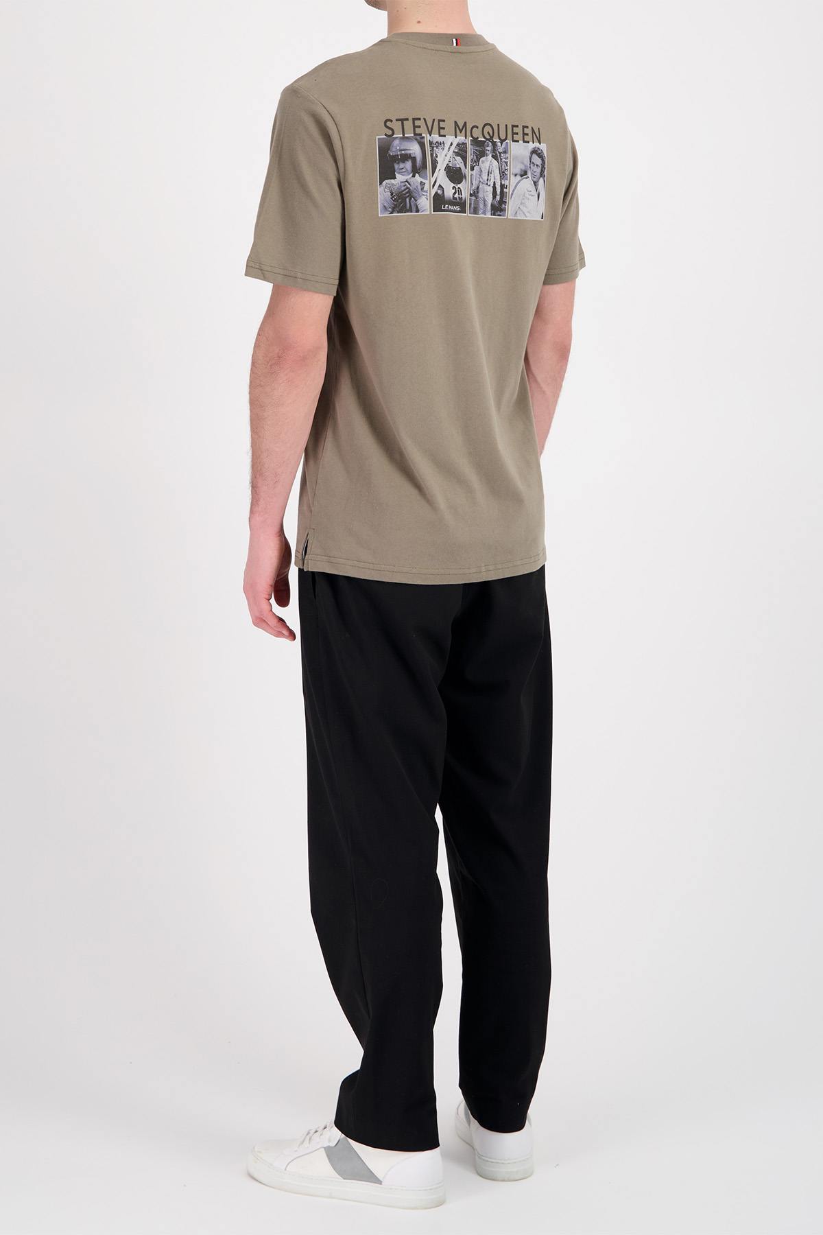 T-shirt Uomo Steve Mcqueen TSM06-324 KAKI — vista 4
