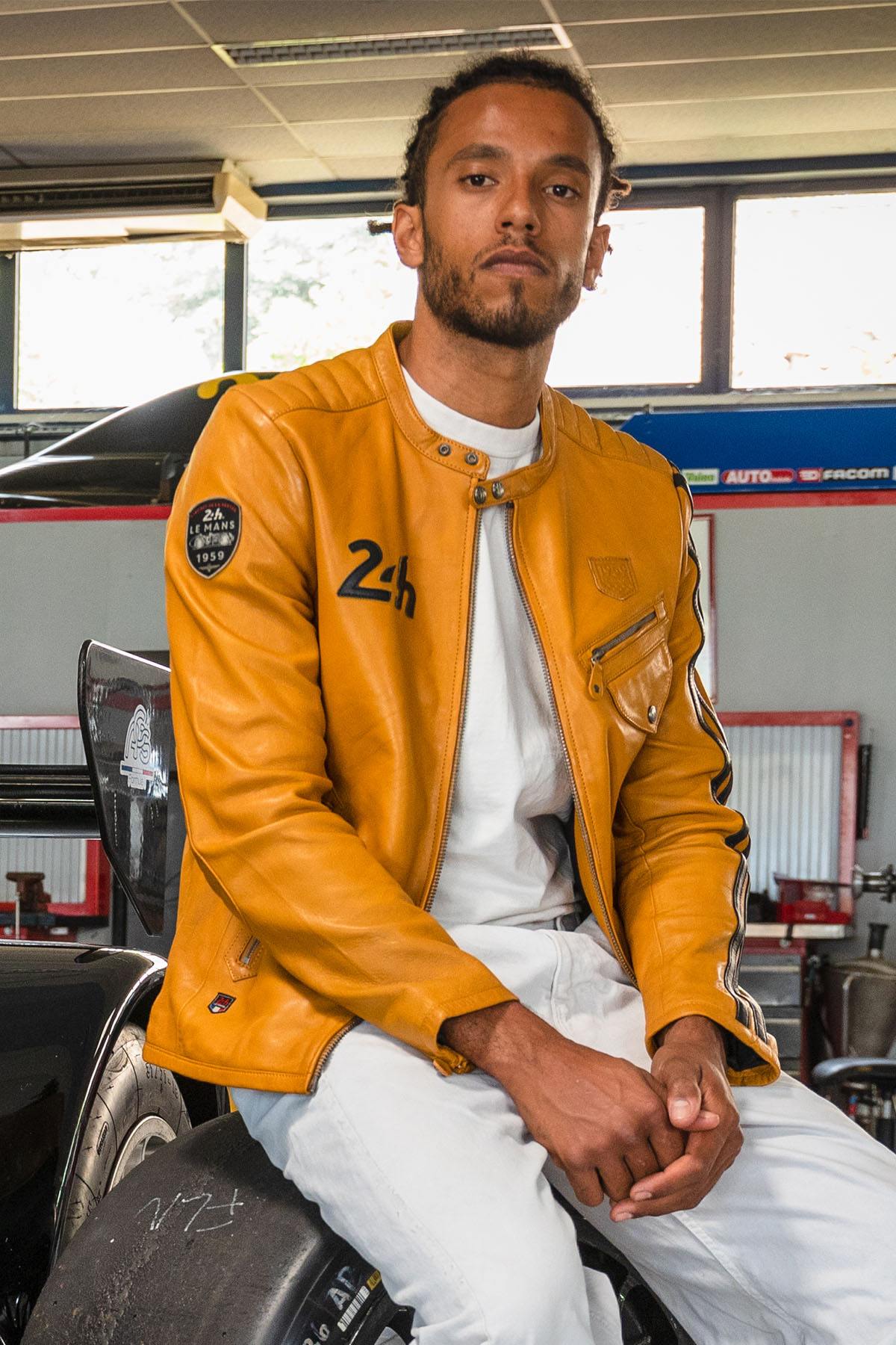 Chaqueta Hombre 24h Le Mans MARNE4 YELLOW — vista 1