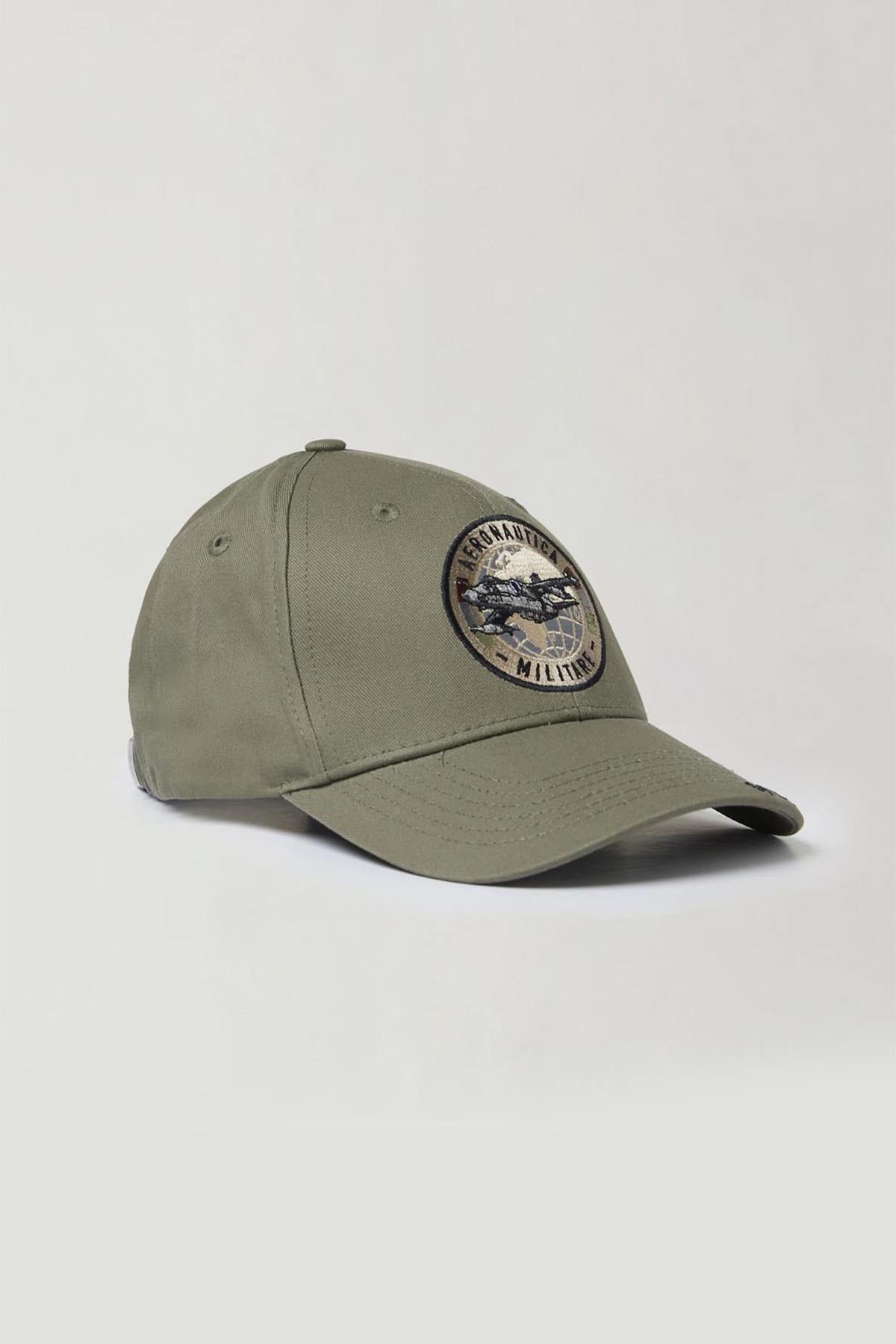 Herren Kappe Aeronautica Militare HA1169CT03299 07273 SAGE GREEN — Ansicht 3