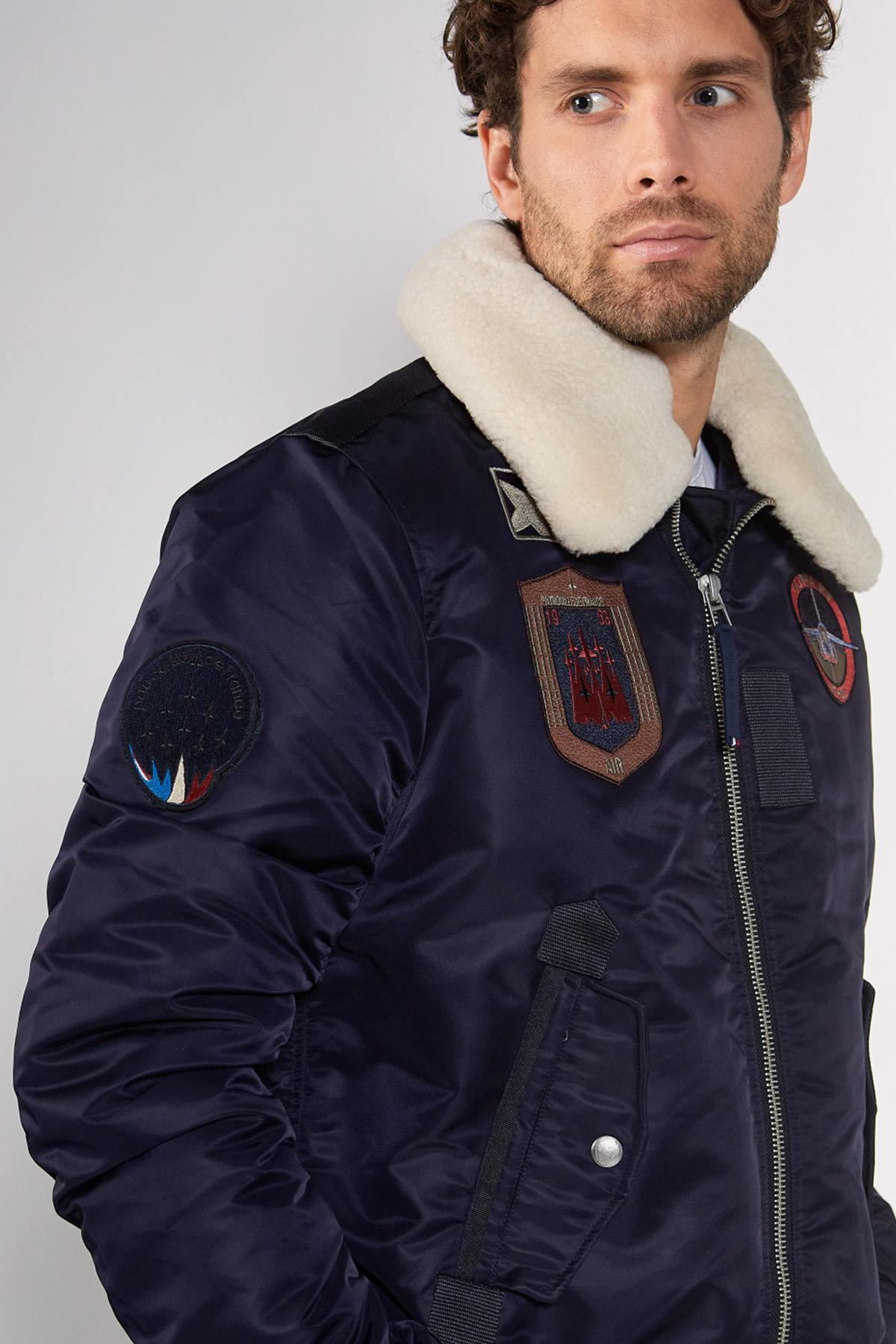 Chaqueta Hombre Patrouille De France MACH PHENIX NAVY BLUE — vista 8