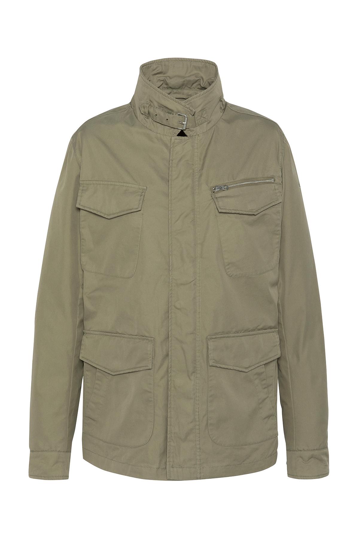 Cazadora Hombre Schott FLINT SAGE KAKI — vista 8