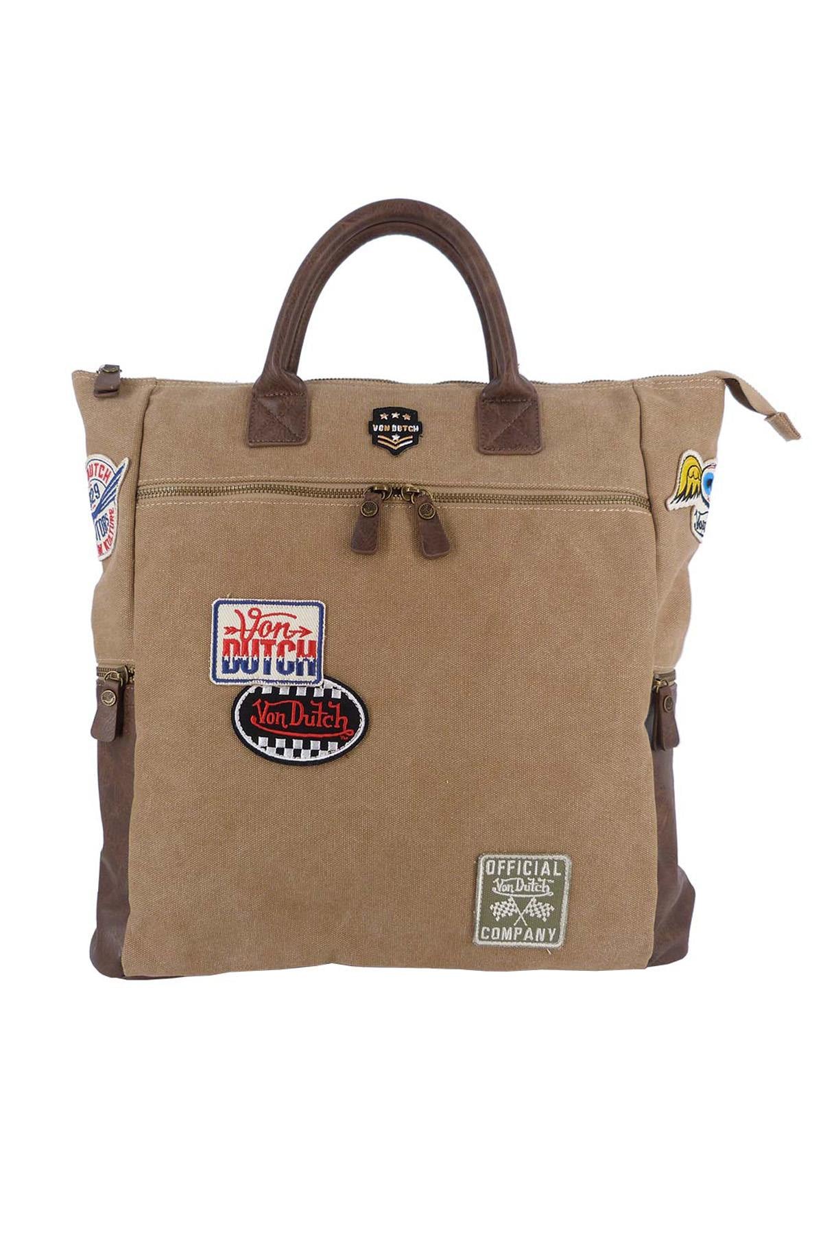 Bolsos Hombre Von Dutch VDKONOR TAUPE/MARRON — vista 1