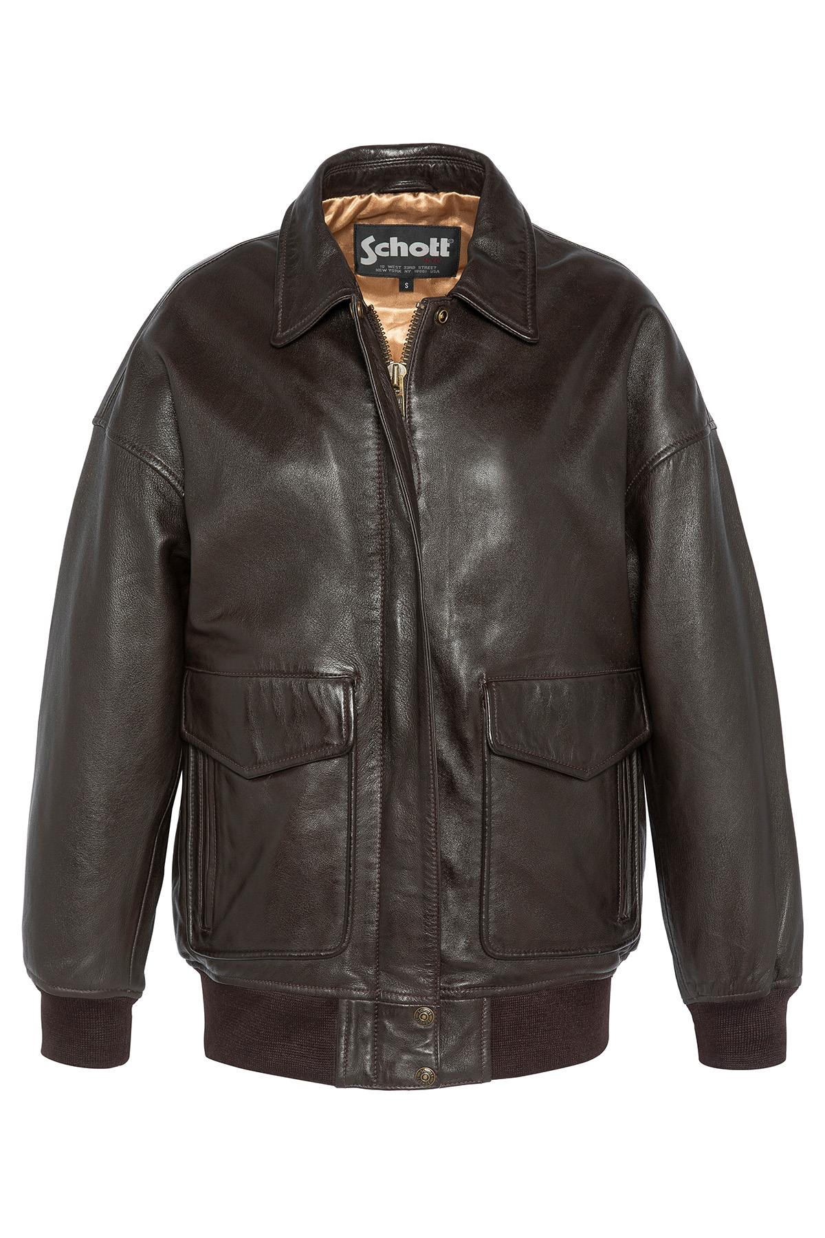 Blouson Femme Schott LCWDAISY BROWN — vue 3