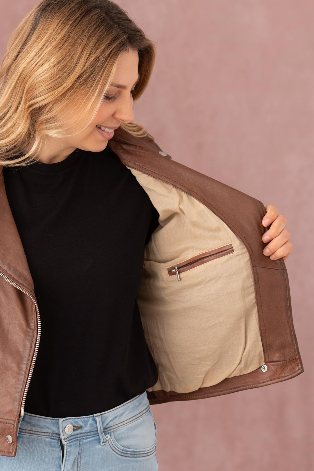 Giacche Donna Oakwood KYOTO TAN 515 — vista 6