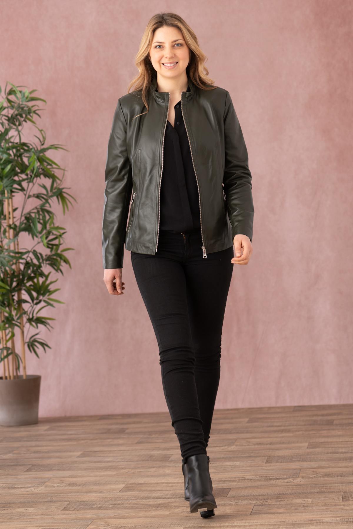 Blouson Femme Cityzen KARINA OLIVE — vue 2