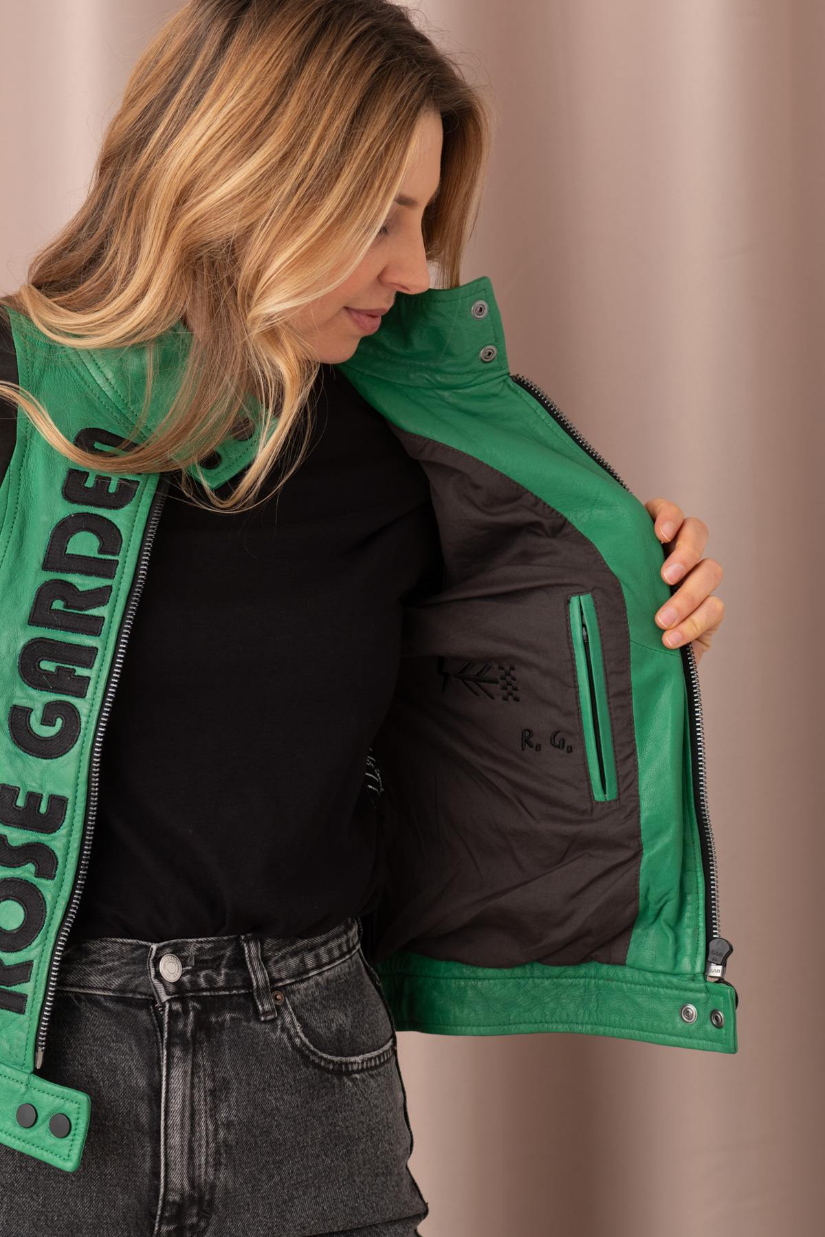 Chaqueta Mujeres Rose Garden JAKOBSEN LAMB VITA BEAN — vista 7