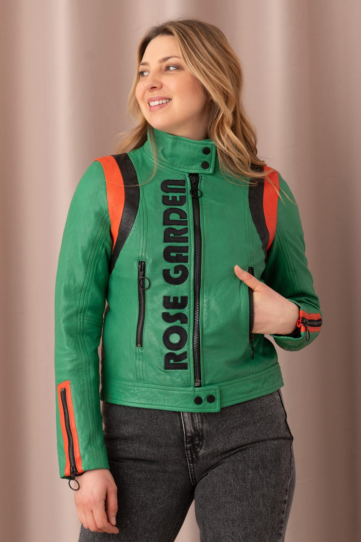 Chaqueta Mujeres Rose Garden JAKOBSEN LAMB VITA BEAN — vista 1