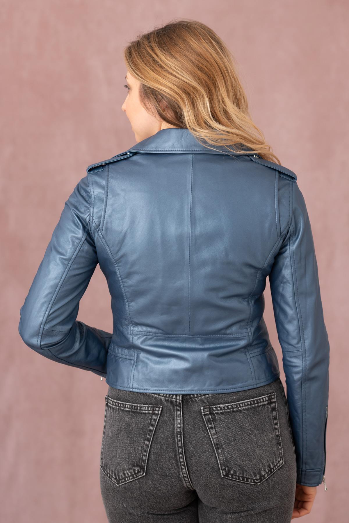 Chaqueta Mujeres Oakwood KITTY METAL COBALT 612 — vista 6