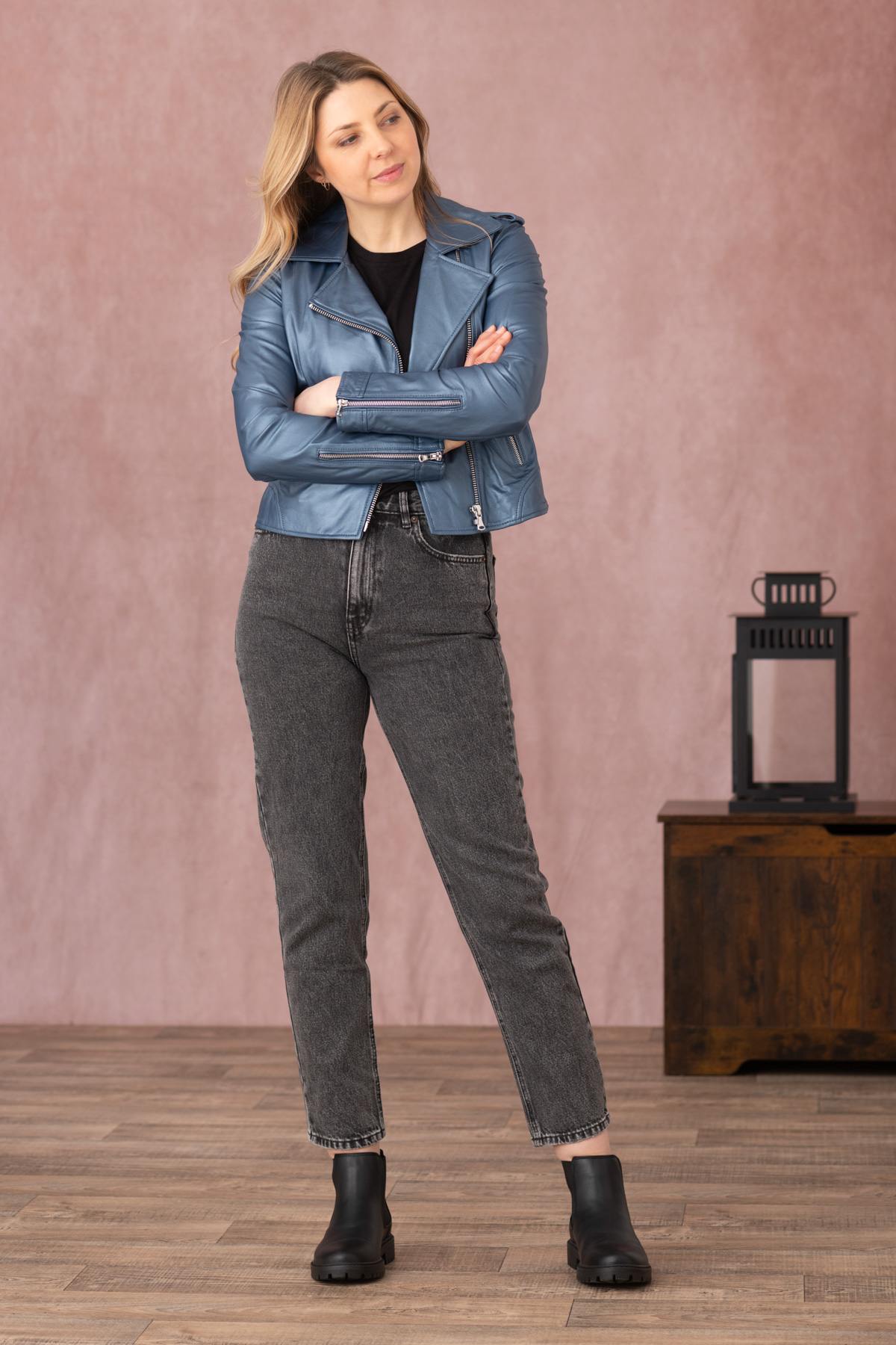 Chaqueta Mujeres Oakwood KITTY METAL COBALT 612 — vista 3