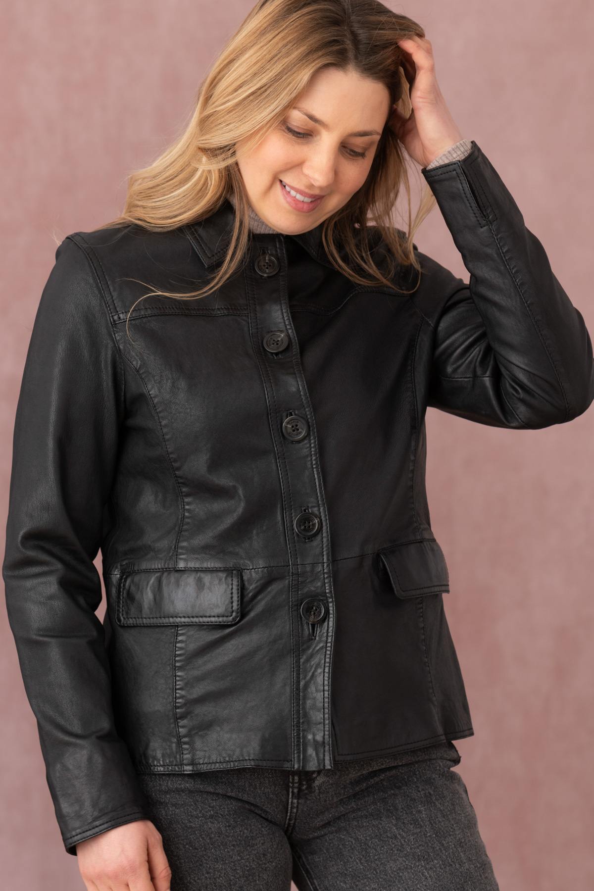 Blouson Femme Oakwood ROMANA NOIR 501 — vue 7