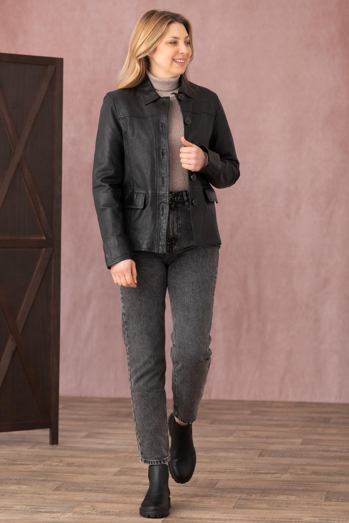 Blouson Femme Oakwood ROMANA NOIR 501 — vue 5