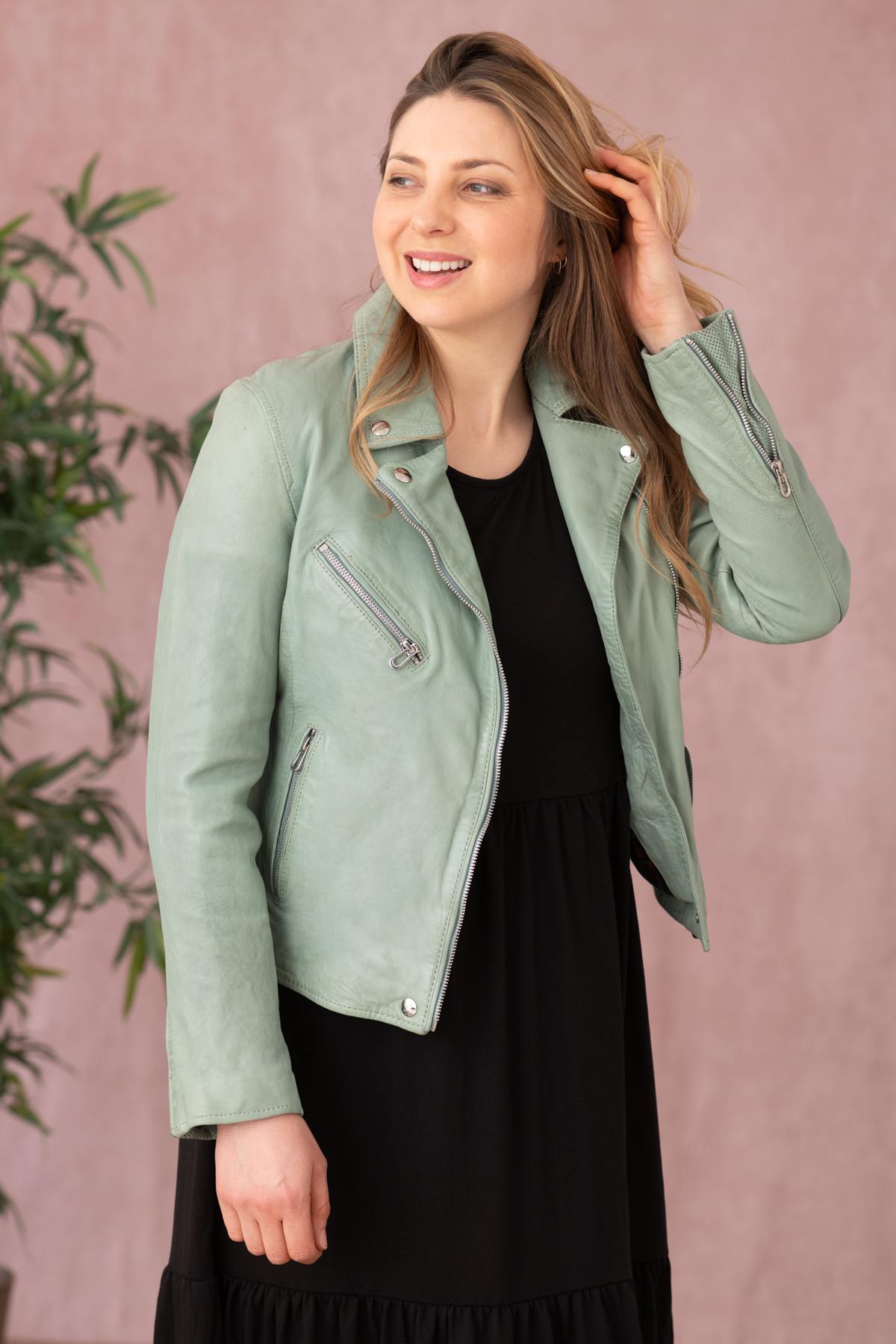 Giacche Donna Rose Garden OLYMPE LAMB VITA JADE — vista 1