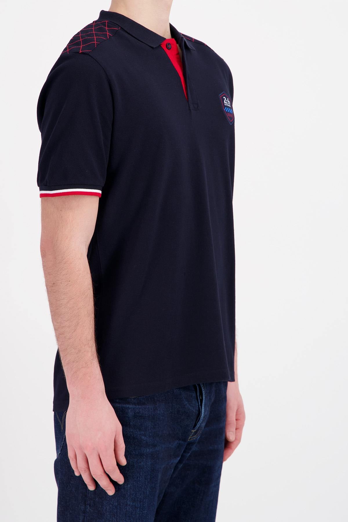 Polo Homme 24h Le Mans POLO POM01-100 MARINE — vue 5
