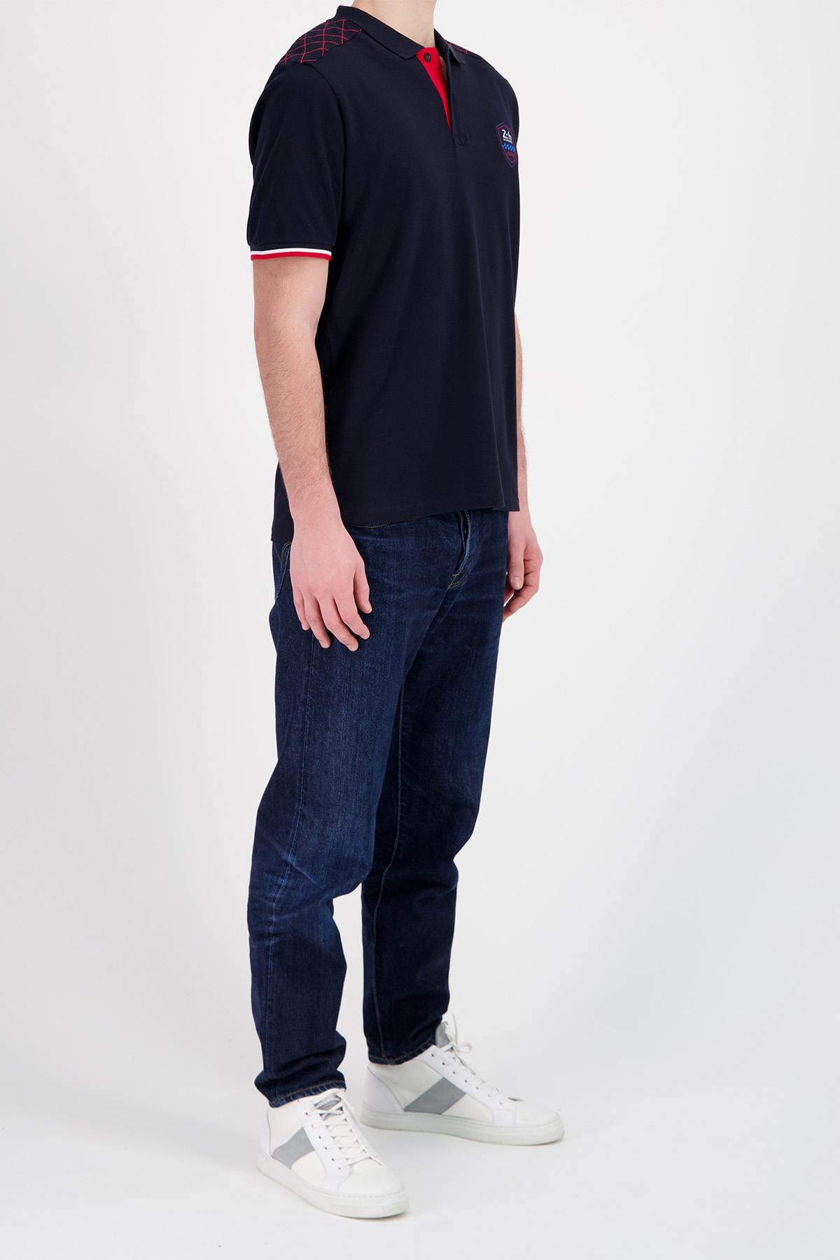 Polo Homme 24h Le Mans POLO POM01-100 MARINE — vue 3