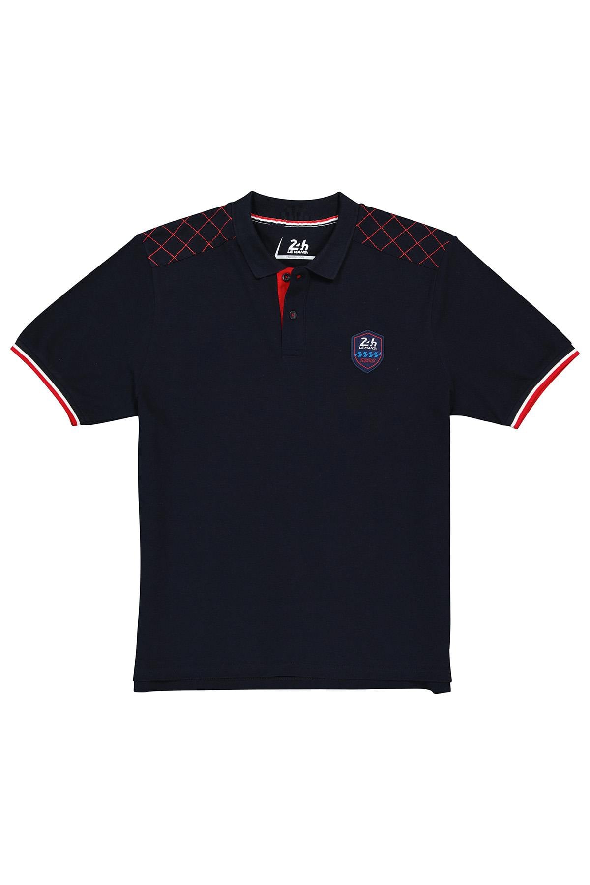 Polo Homme 24h Le Mans POLO POM01-100 MARINE — vue 4
