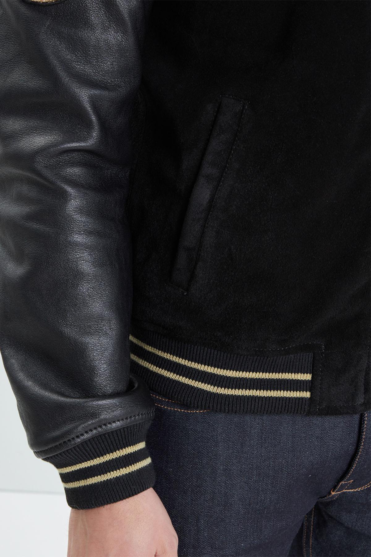 Chaqueta Hombre Daytona ACADEMY BUFF SUEDE BLACK — vista 5