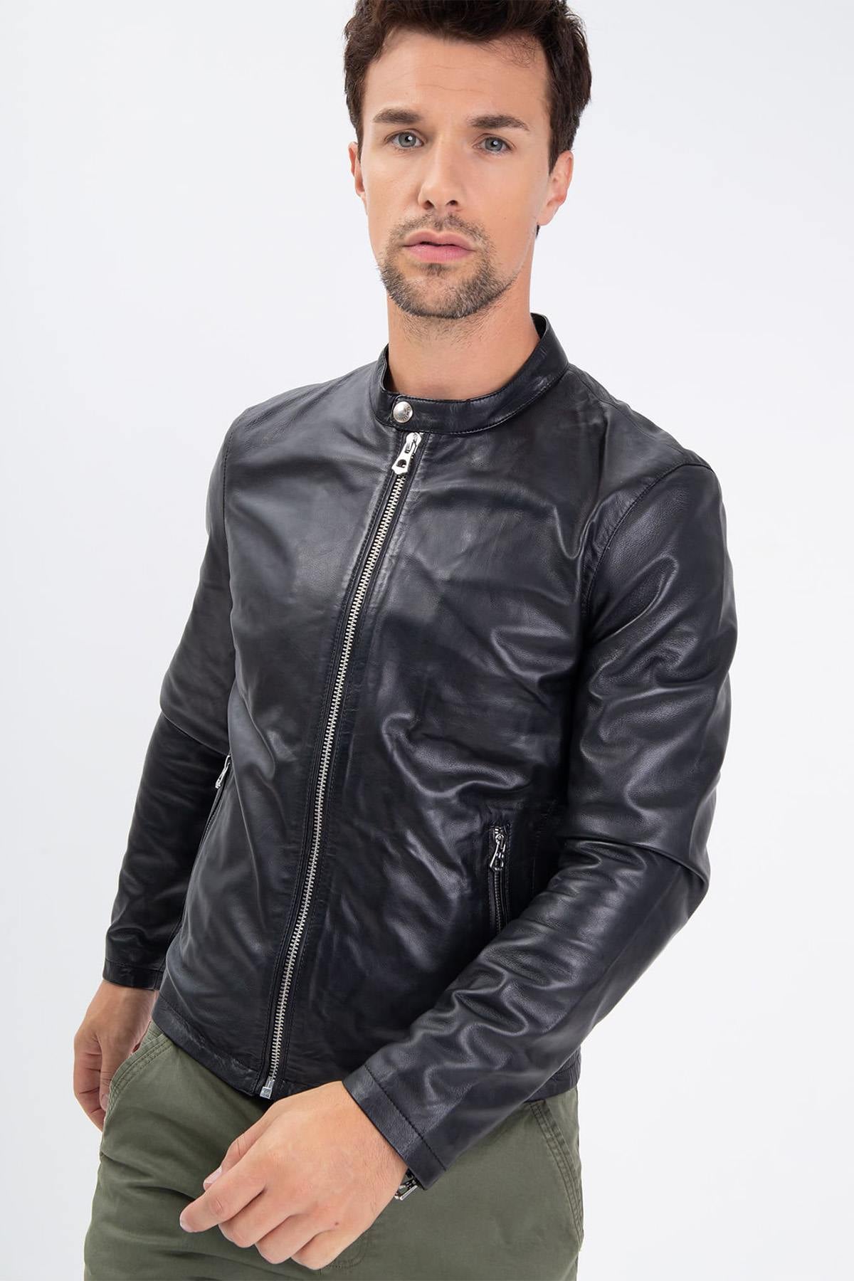 Blouson Homme Daytona ANTO SHEEP DUTTI BLACK — vue 4