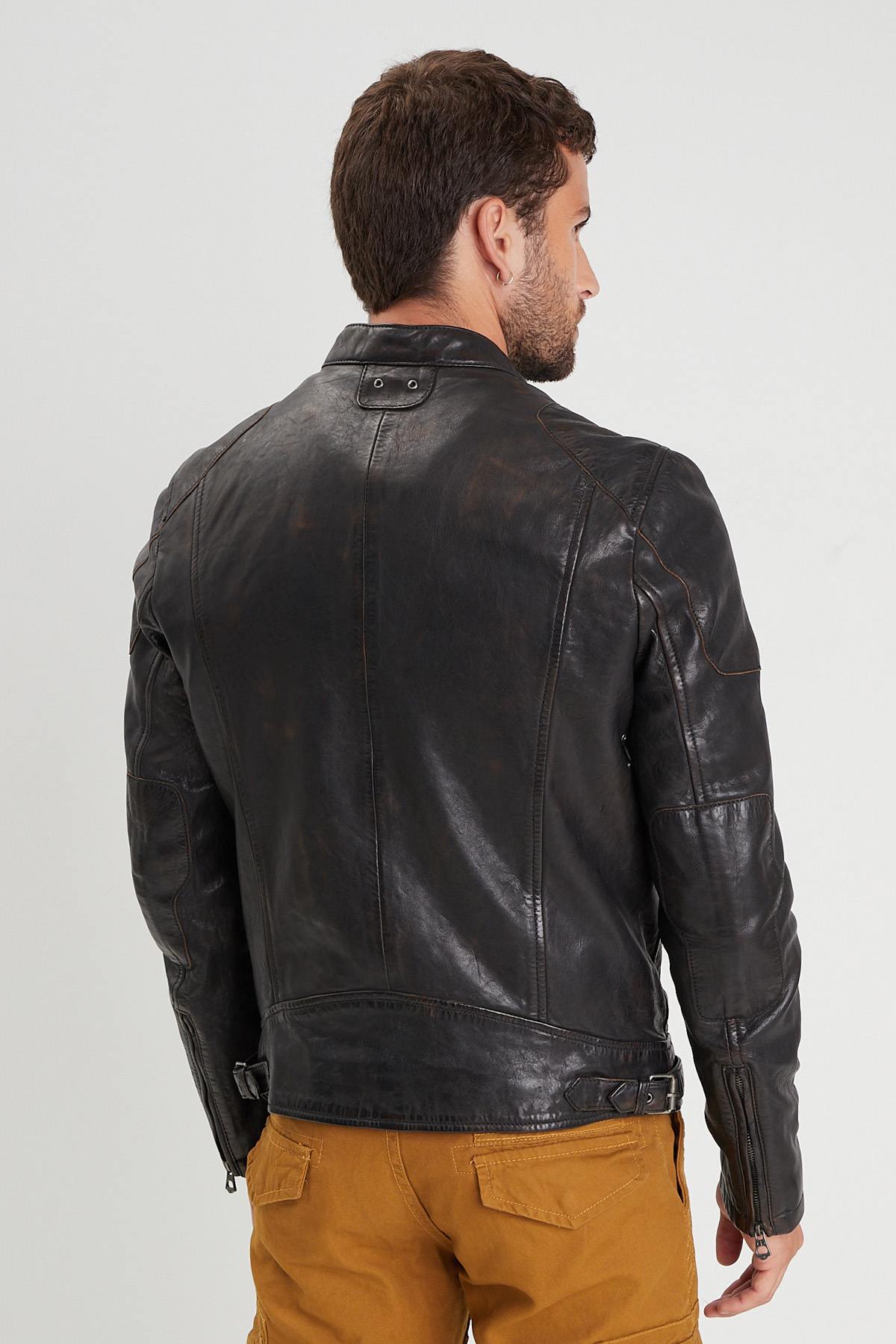 Giacche Uomo Daytona WATKINS LAMB ERMIS BLACK — vista 2