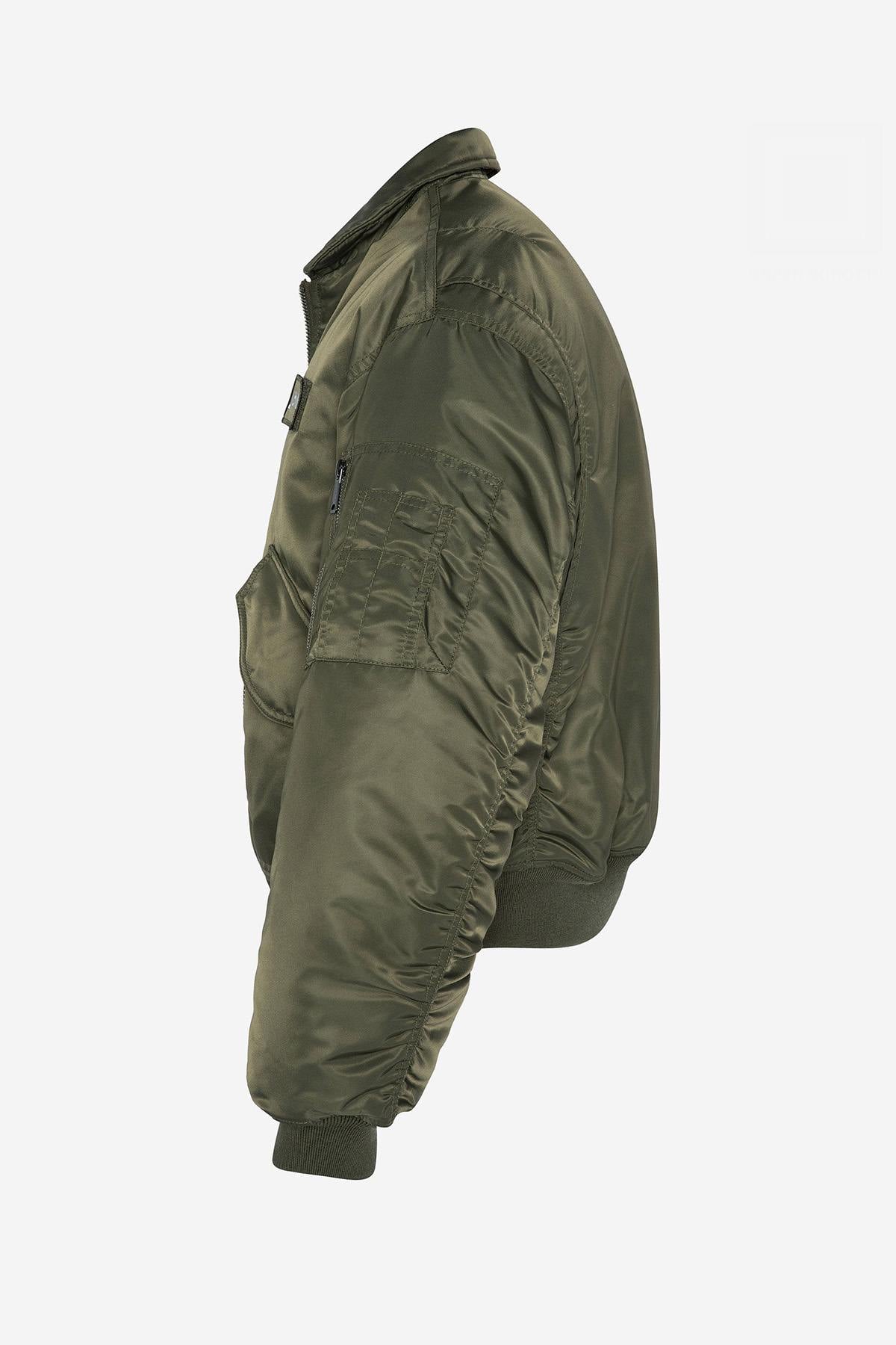 Blouson Homme Schott 21090RS ARMY KAKI — vue 7