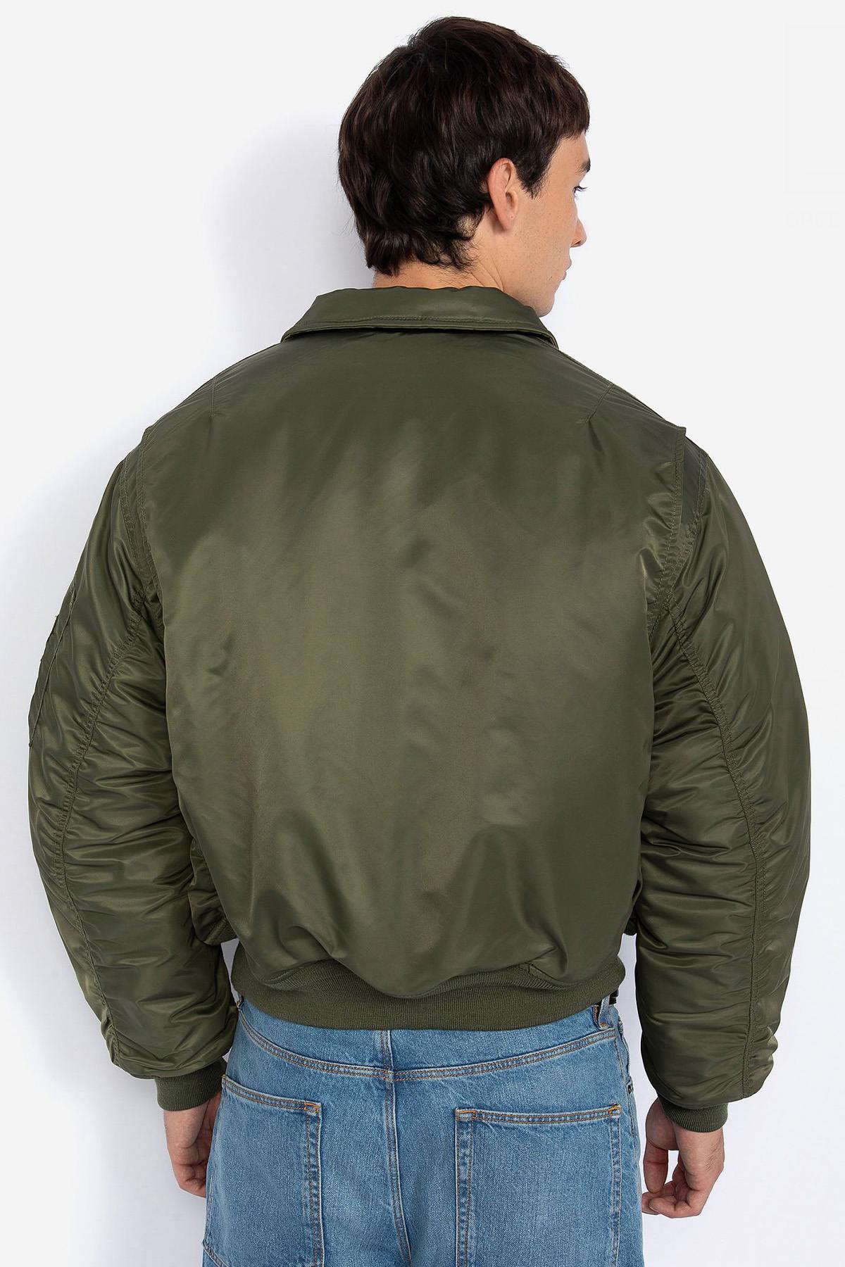 Blouson Homme Schott 21090RS ARMY KAKI — vue 3