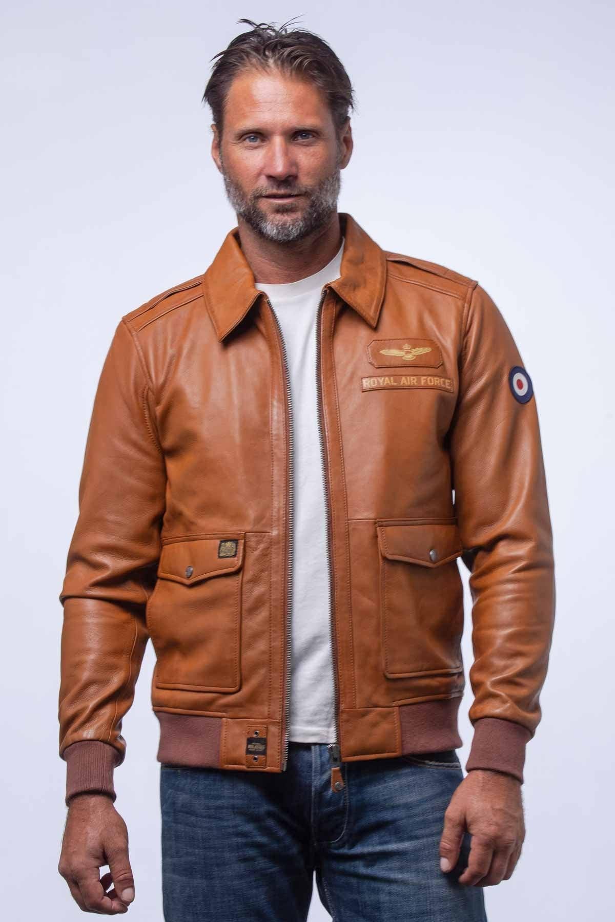 Herren Jacke Royal Air Force WITTLE CAMEL — Ansicht 4