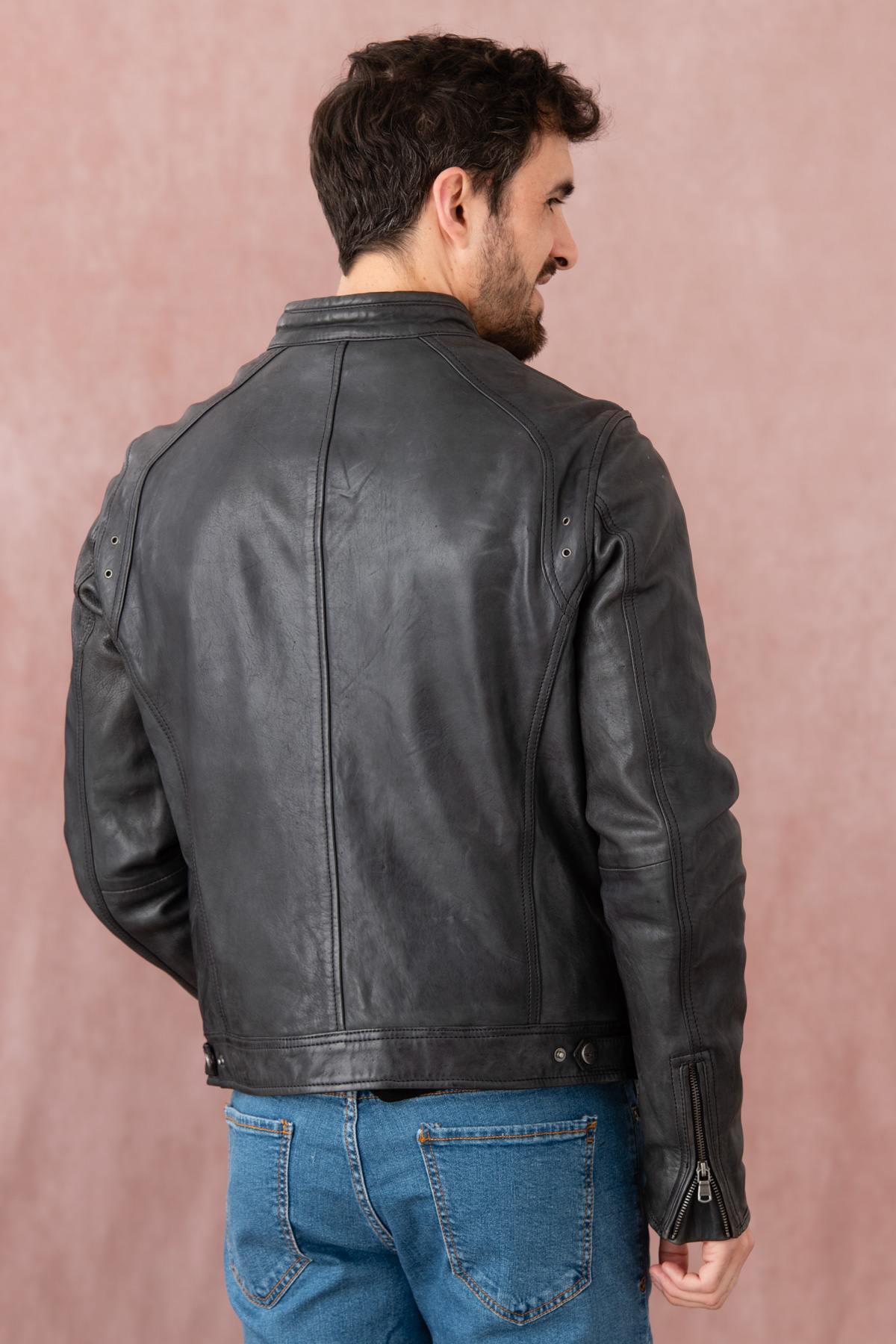 Blouson Homme Daytona DUSTIN SHEEP TIGER MIDNIGHT BLUE — vue 6