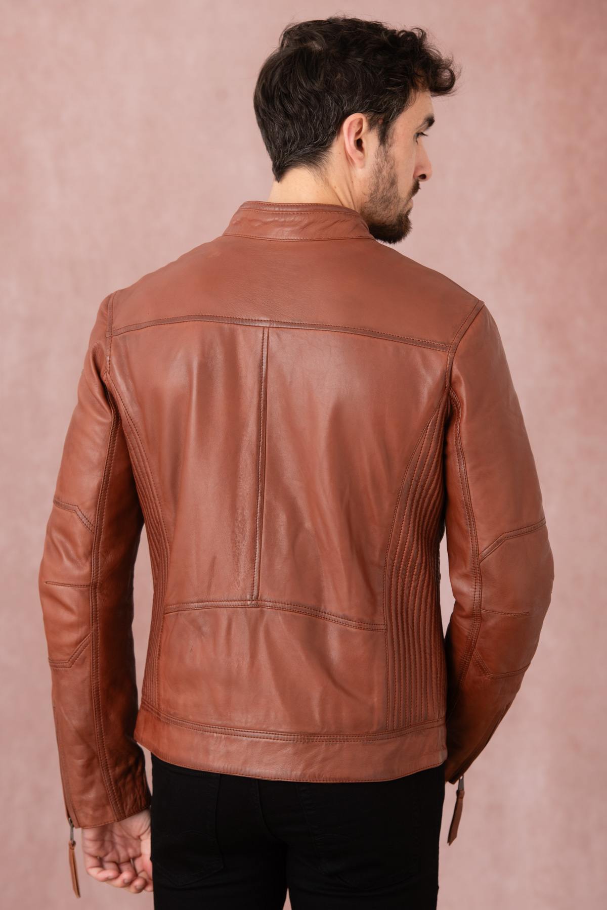 Giacche Uomo Redskins TRUST VICTORY COGNAC — vista 5