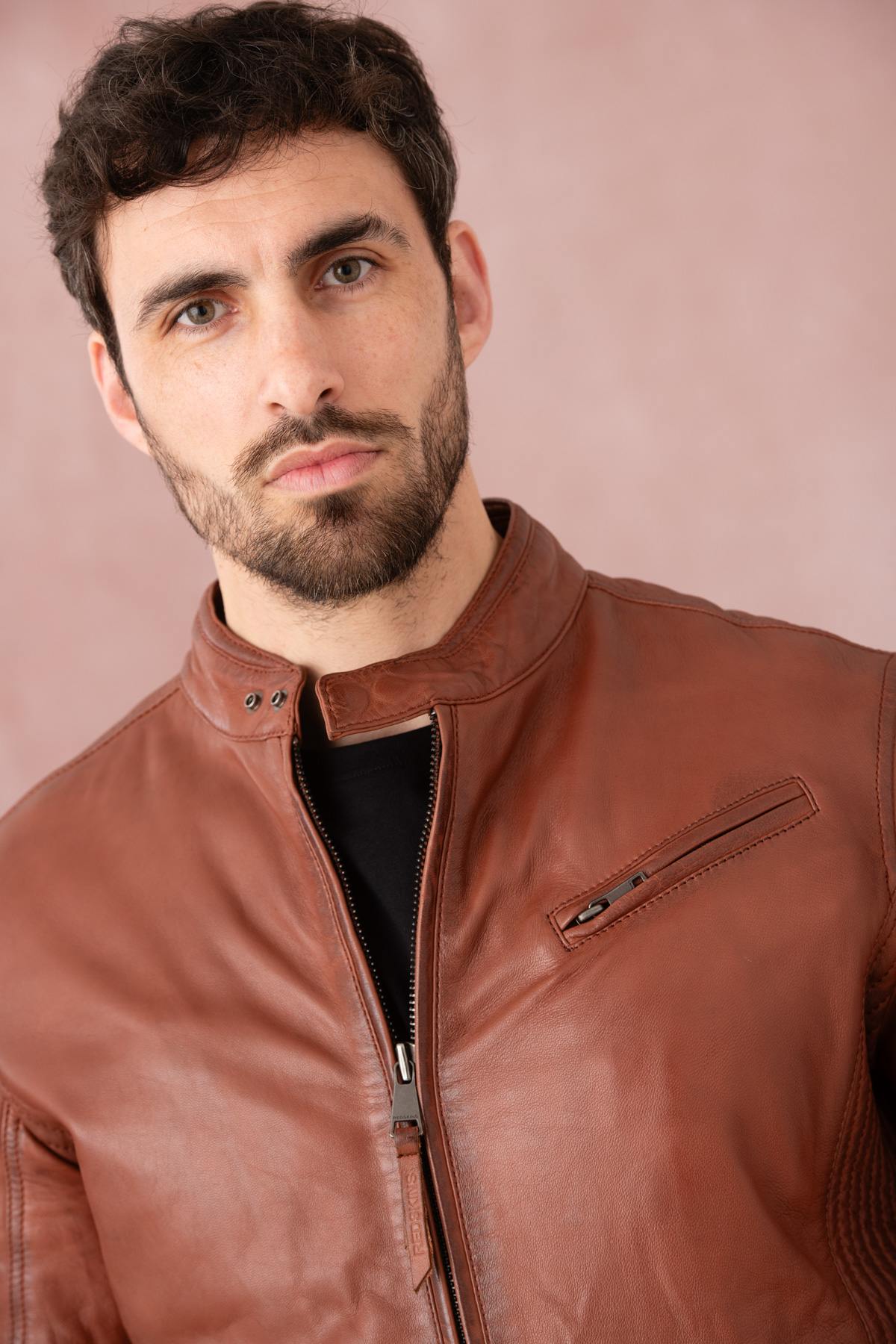 Giacche Uomo Redskins TRUST VICTORY COGNAC — vista 6