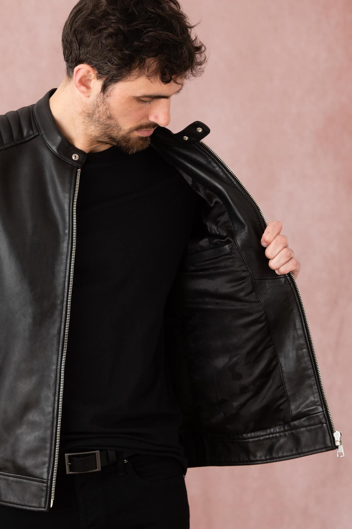 Giacche Uomo Redskins MARTINI PICKLE BLACK — vista 6