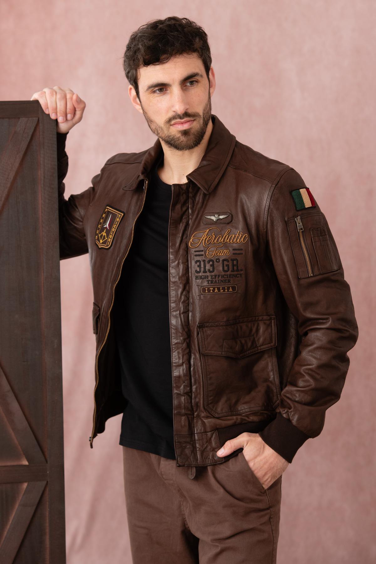 Chaqueta Hombre Aeronautica Militare PN5038PL147 00002 TESTA DI MORO — vista 1