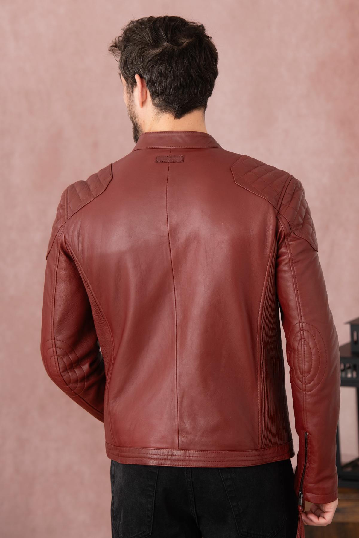 Giacche Uomo Redskins BULLIT VEGAS DARK RED — vista 2